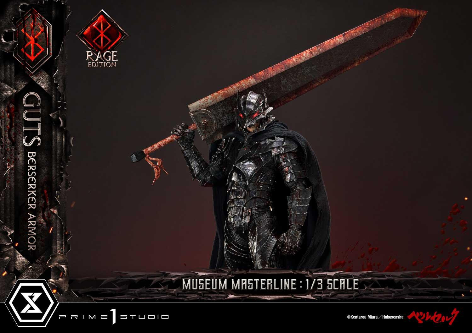 Berserk - Guts - Museum Masterline Series (MMBR-03DXS) - 1/3 - Berserker Armor, Rage Edition, DX Bonus Version (Prime 1 Studio) photo 95
