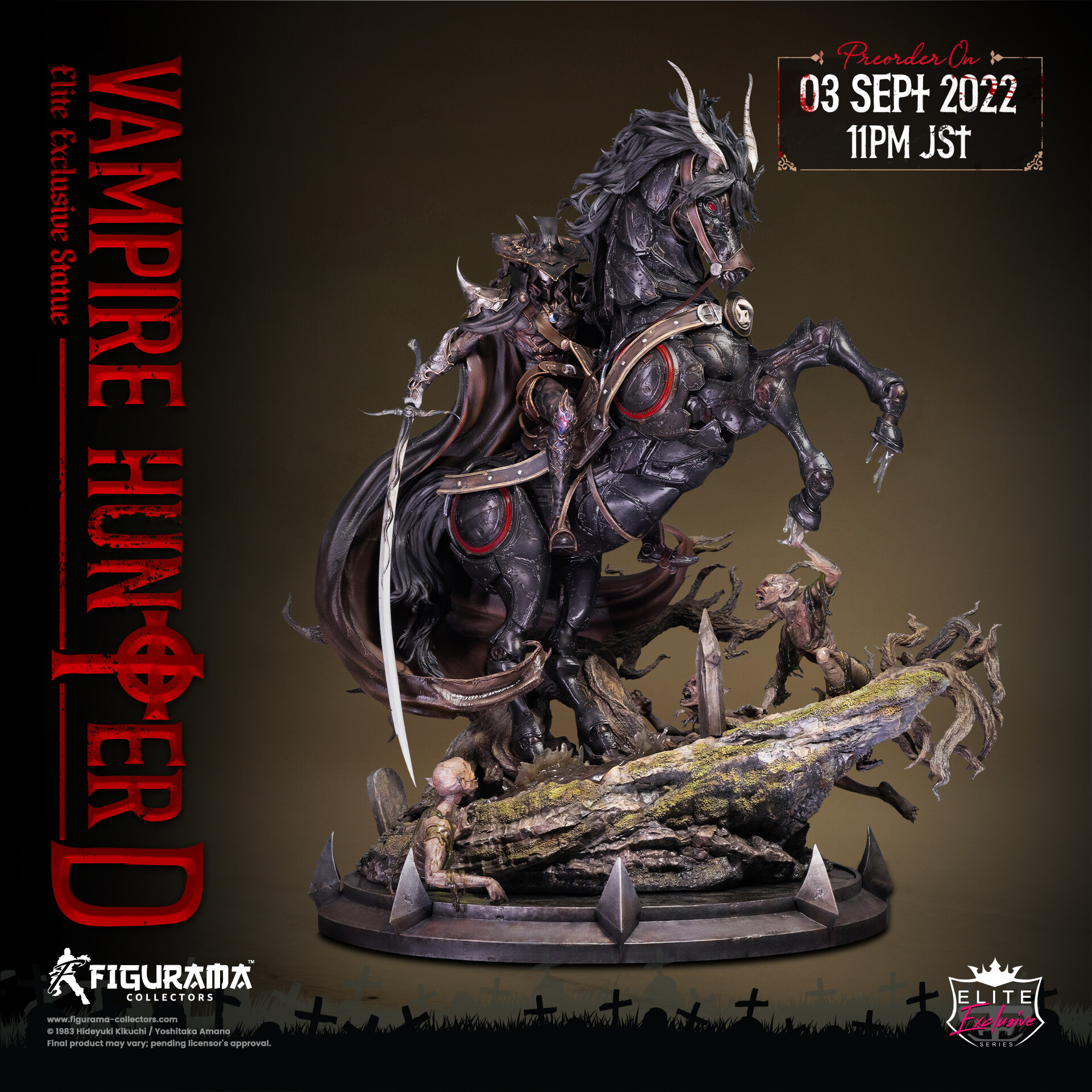 Vampire Hunter D - D - Elite Exclusive Statue - 1/6 (Figurama Collectors)