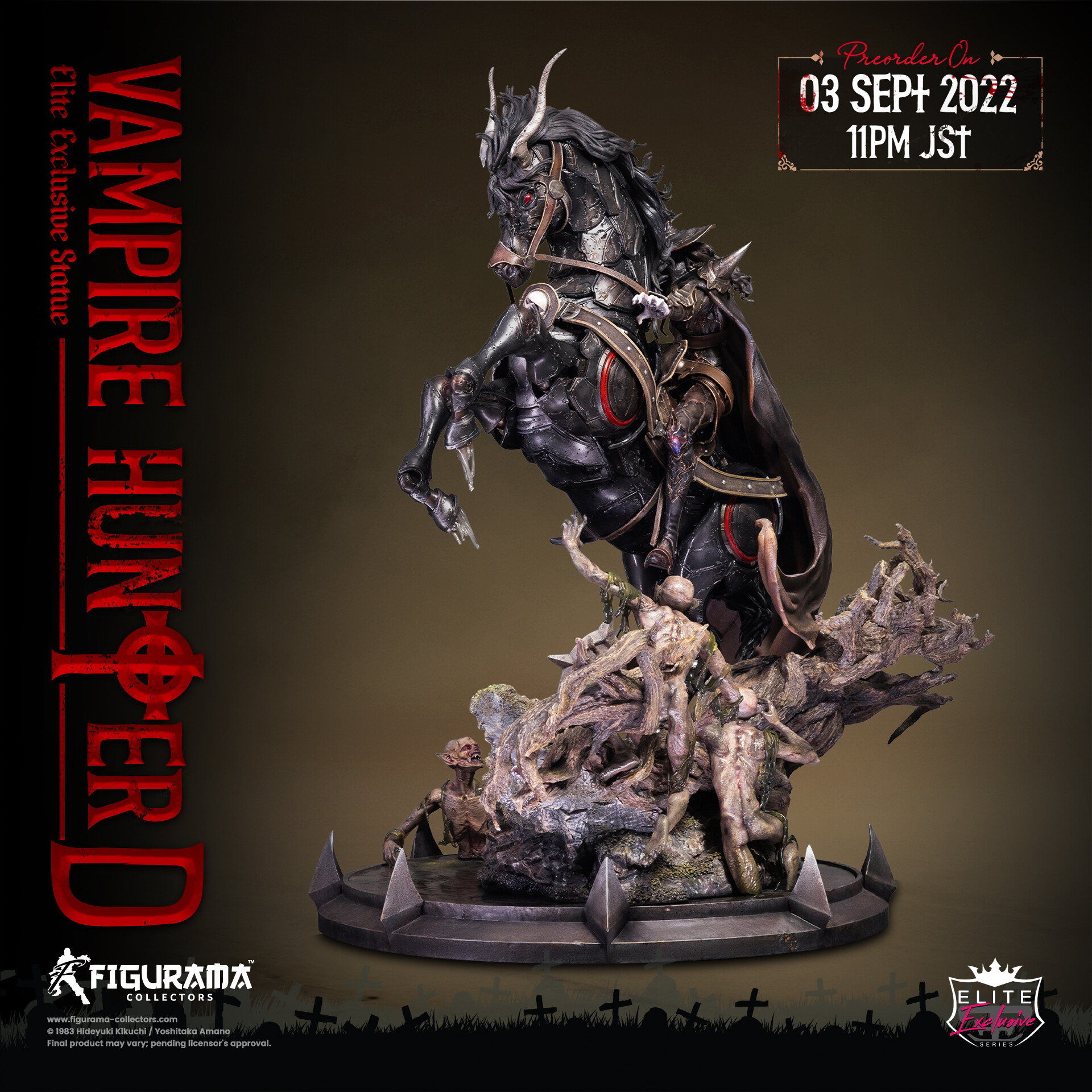 Vampire Hunter D - D - Elite Exclusive Statue - 1/6 (Figurama Collectors) photo 4