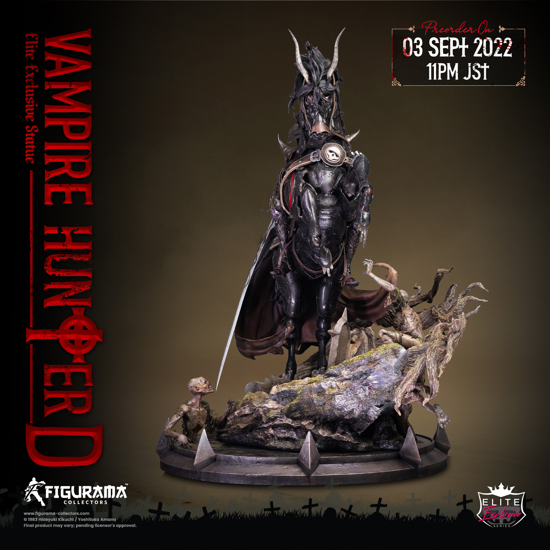 Vampire Hunter D - D - Elite Exclusive Statue - 1/6 (Figurama Collectors) photo 5