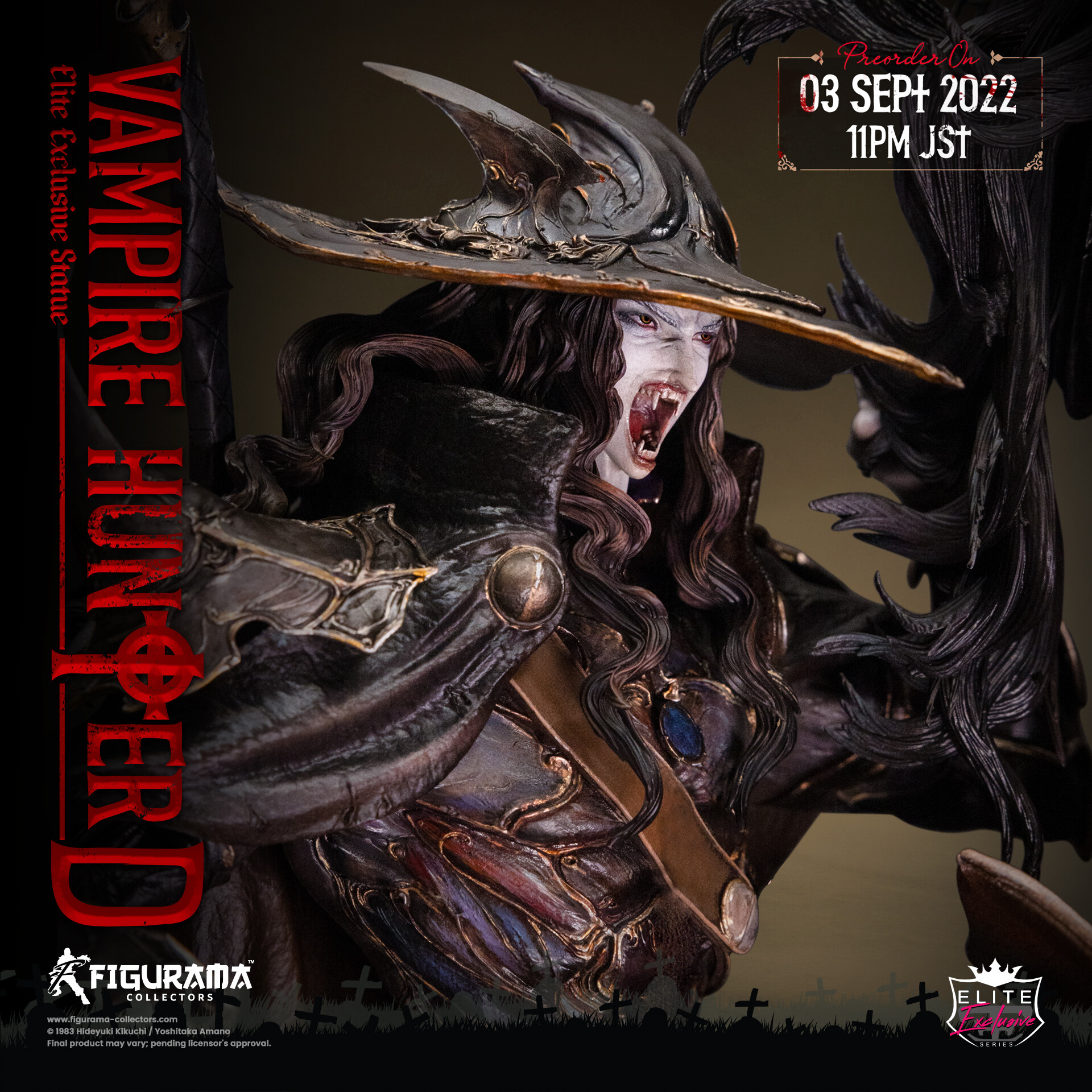 Vampire Hunter D - D - Elite Exclusive Statue - 1/6 (Figurama Collectors) photo 13