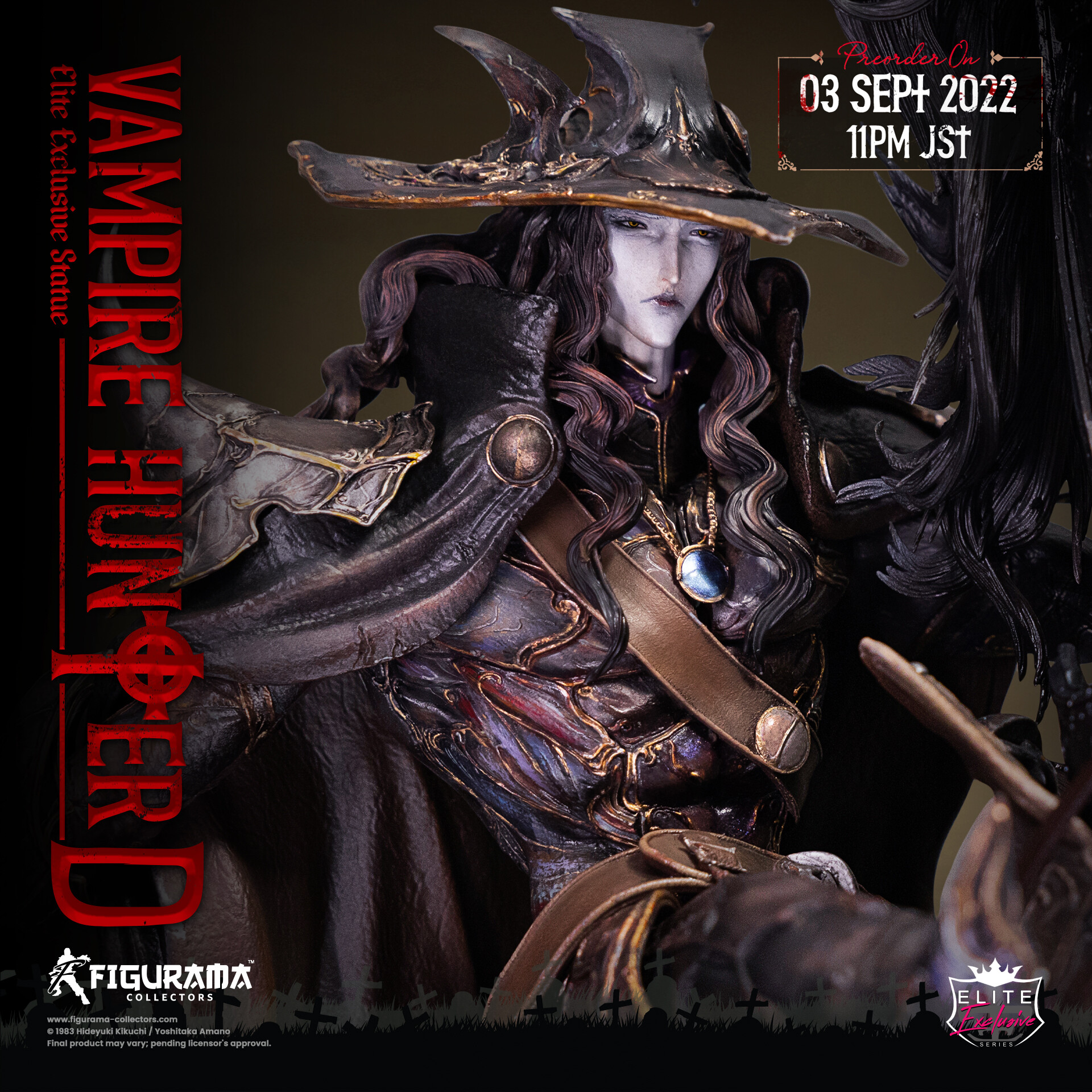 Vampire Hunter D - D - Elite Exclusive Statue - 1/6 (Figurama Collectors) photo 14