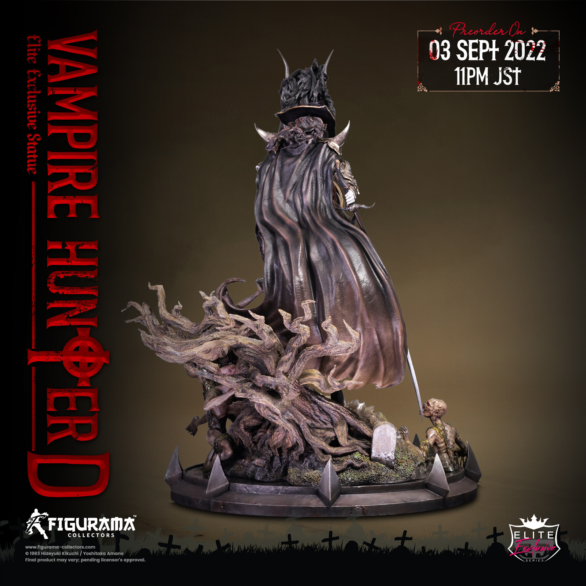 Vampire Hunter D - D - Elite Exclusive Statue - 1/6 (Figurama Collectors) photo 15