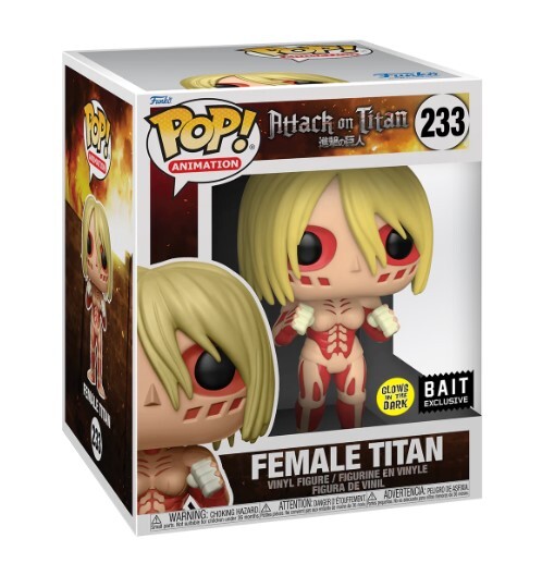 Shingeki no Kyojin - Megata no Kyojin - POP! Animation (233) - POP! Vinyl - Super Sized POP! Vinyl - Glow in the Dark (Funko Toys) photo 2