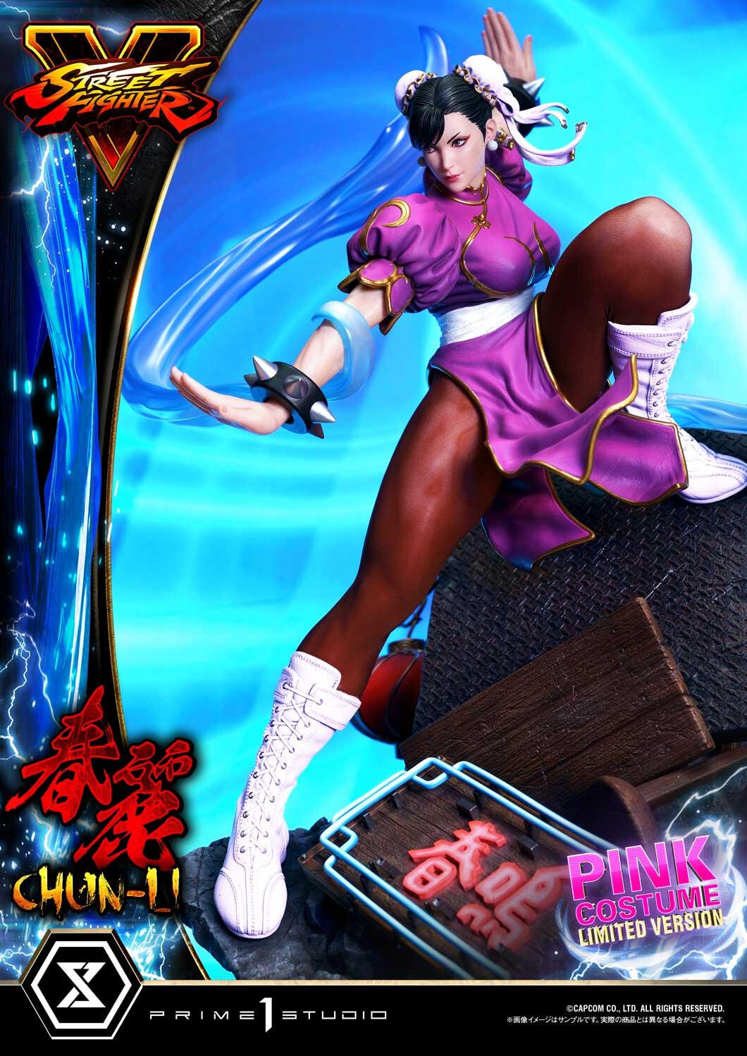 Street Fighter V - Chun-Li - Premium Masterline (PMSFV-03LM) - 1/4 - Pink Costume, Limited Version (Prime 1 Studio) photo 4