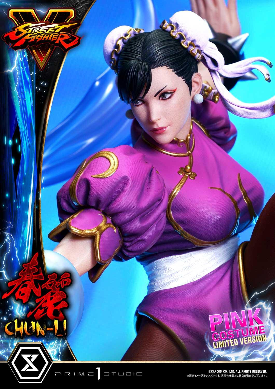 Street Fighter V - Chun-Li - Premium Masterline (PMSFV-03LM) - 1/4 - Pink Costume, Limited Version (Prime 1 Studio) photo 5