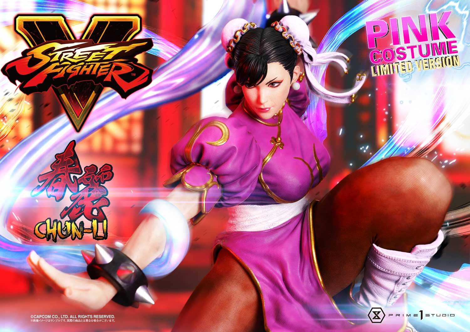 Street Fighter V - Chun-Li - Premium Masterline (PMSFV-03LM) - 1/4 - Pink Costume, Limited Version (Prime 1 Studio) photo 6