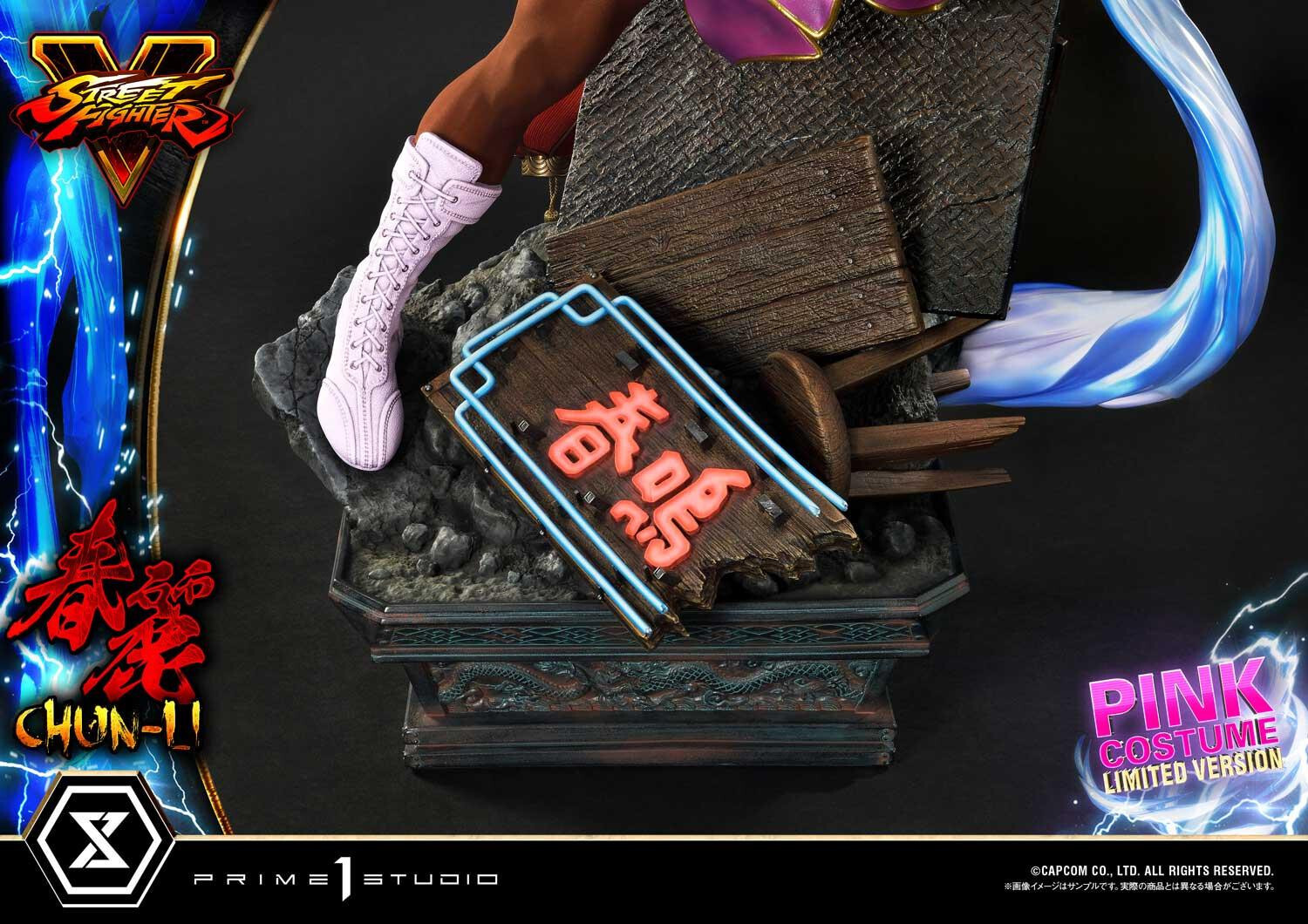 Street Fighter V - Chun-Li - Premium Masterline (PMSFV-03LM) - 1/4 - Pink Costume, Limited Version (Prime 1 Studio) photo 7