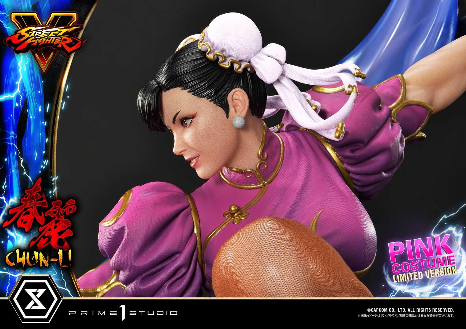 Street Fighter V - Chun-Li - Premium Masterline (PMSFV-03LM) - 1/4 - Pink Costume, Limited Version (Prime 1 Studio) photo 8