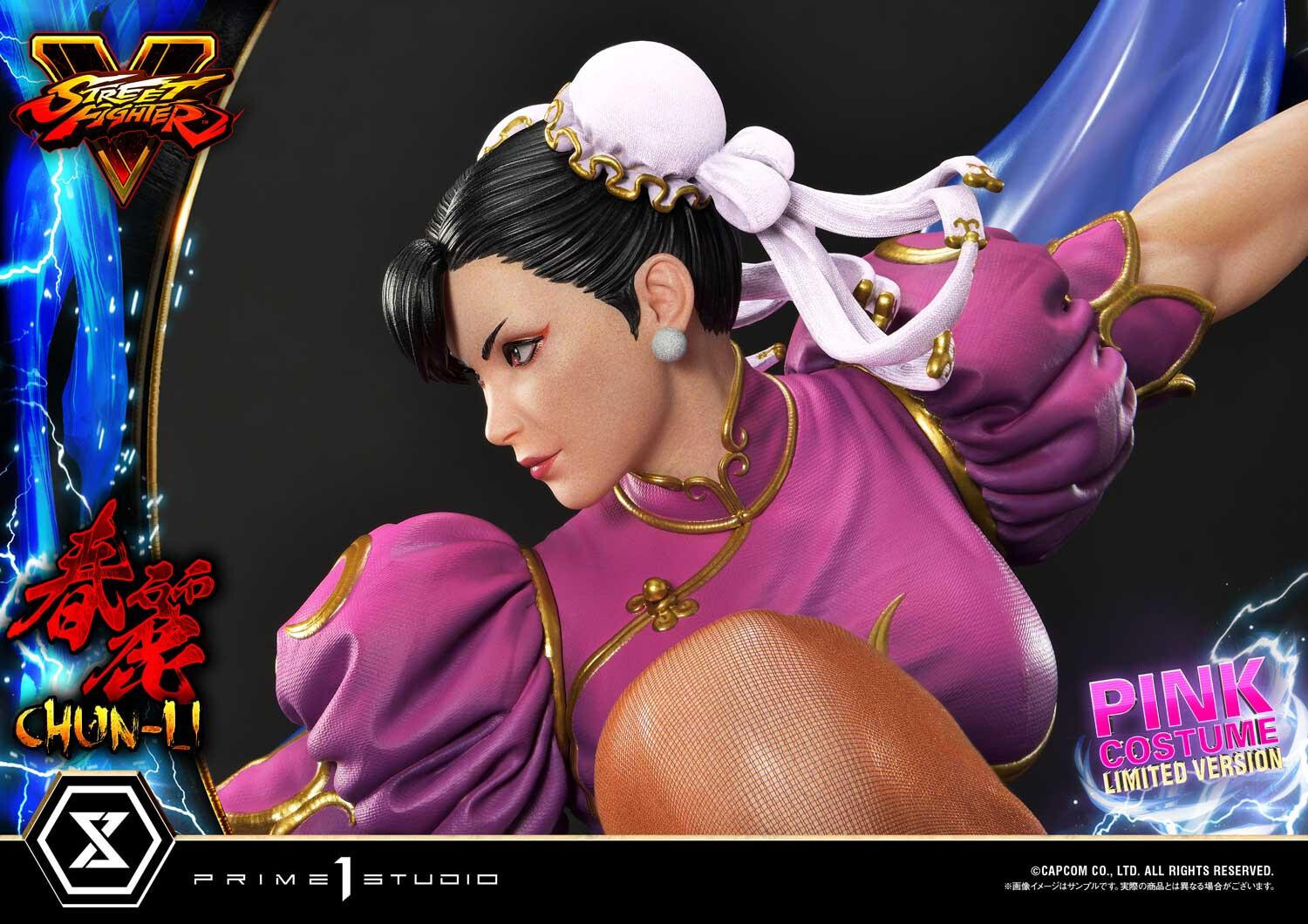 Street Fighter V - Chun-Li - Premium Masterline (PMSFV-03LM) - 1/4 - Pink Costume, Limited Version (Prime 1 Studio) photo 9