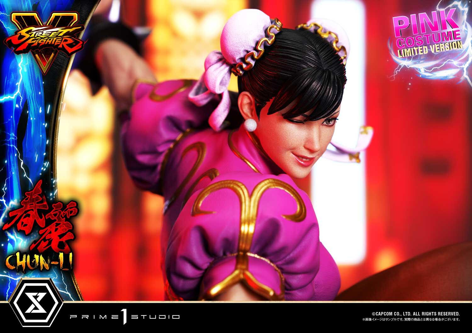 Street Fighter V - Chun-Li - Premium Masterline (PMSFV-03LM) - 1/4 - Pink Costume, Limited Version (Prime 1 Studio) photo 10