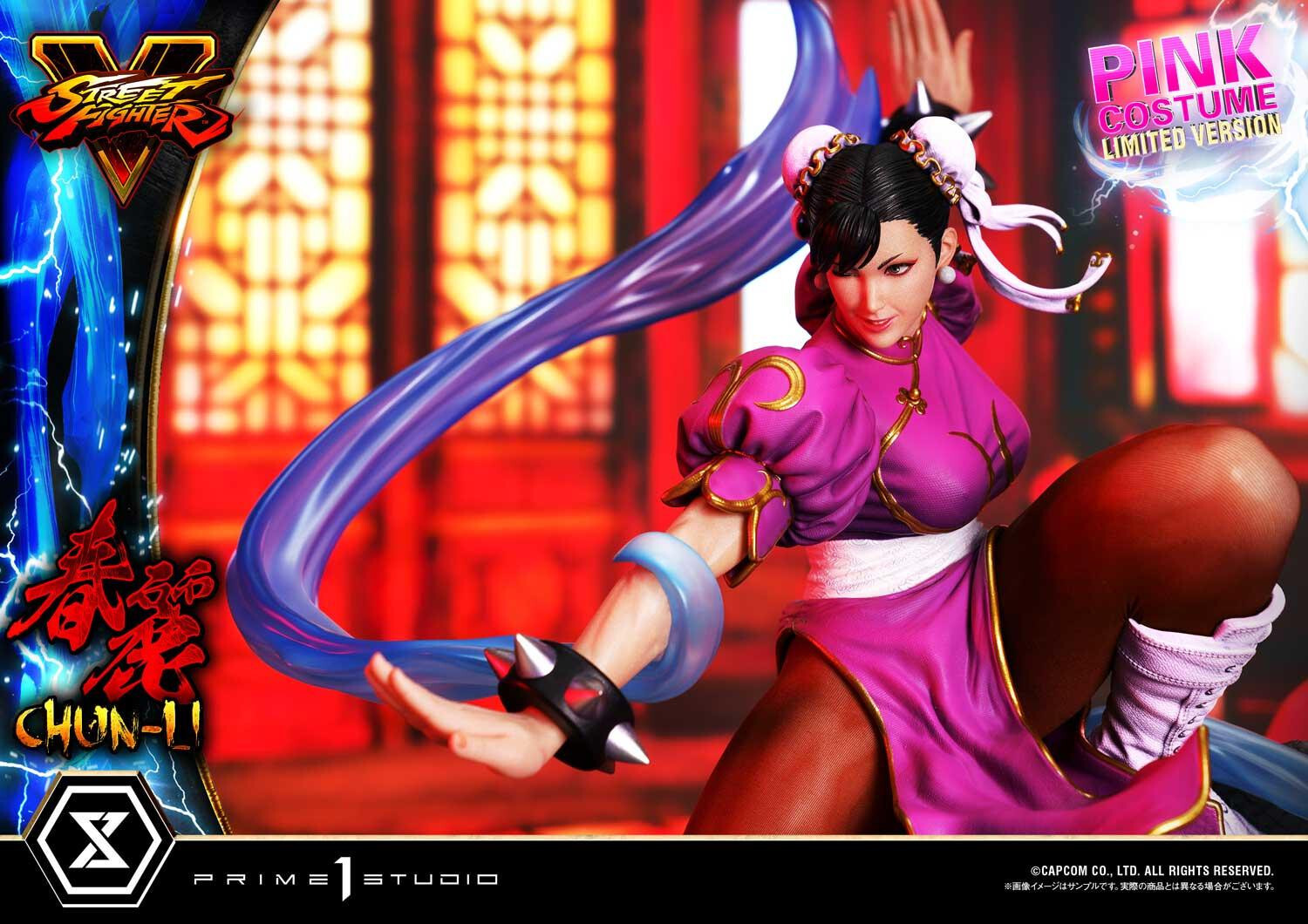 Street Fighter V - Chun-Li - Premium Masterline (PMSFV-03LM) - 1/4 - Pink Costume, Limited Version (Prime 1 Studio) photo 11
