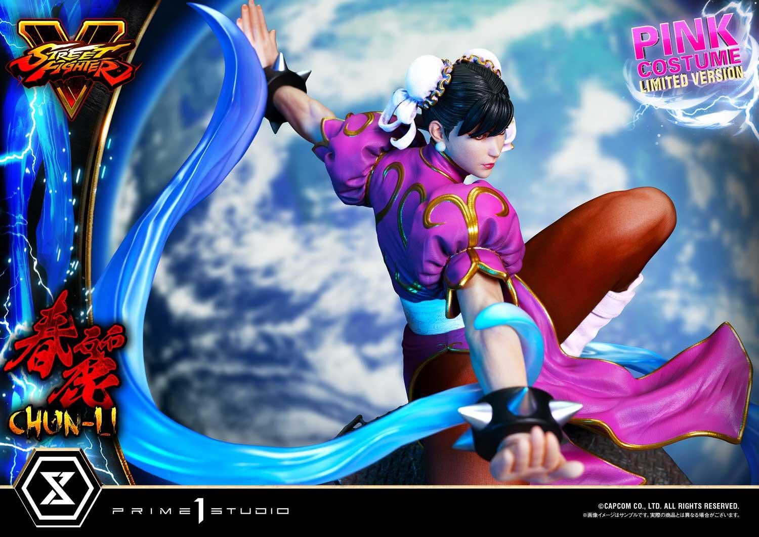 Street Fighter V - Chun-Li - Premium Masterline (PMSFV-03LM) - 1/4 - Pink Costume, Limited Version (Prime 1 Studio) photo 12