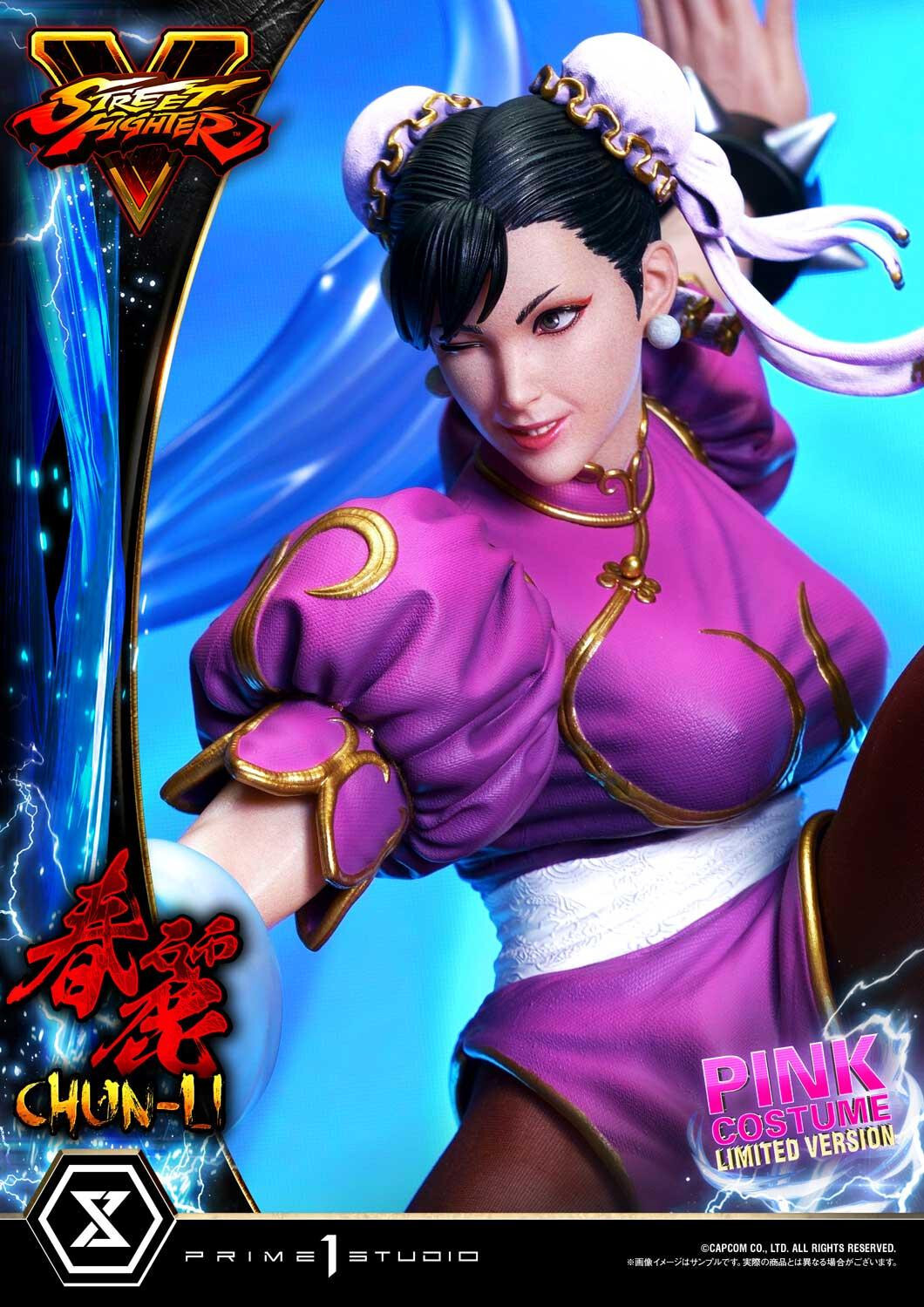 Street Fighter V - Chun-Li - Premium Masterline (PMSFV-03LM) - 1/4 - Pink Costume, Limited Version (Prime 1 Studio) photo 16