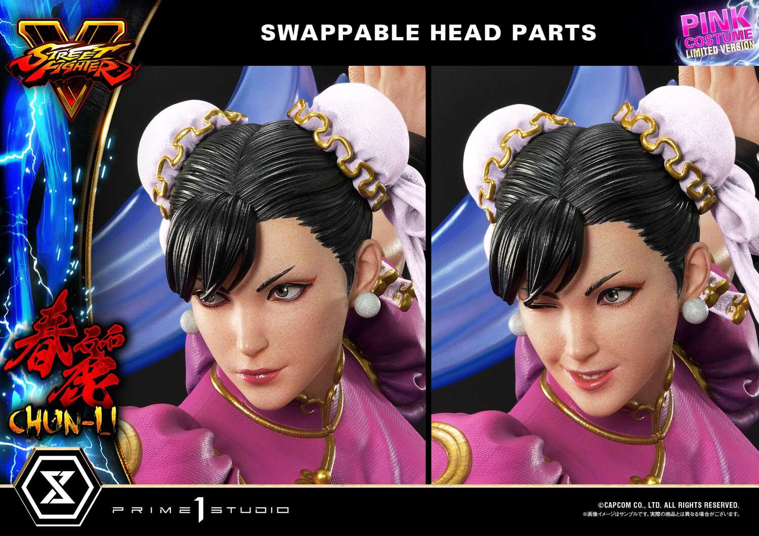 Street Fighter V - Chun-Li - Premium Masterline (PMSFV-03LM) - 1/4 - Pink Costume, Limited Version (Prime 1 Studio) photo 18