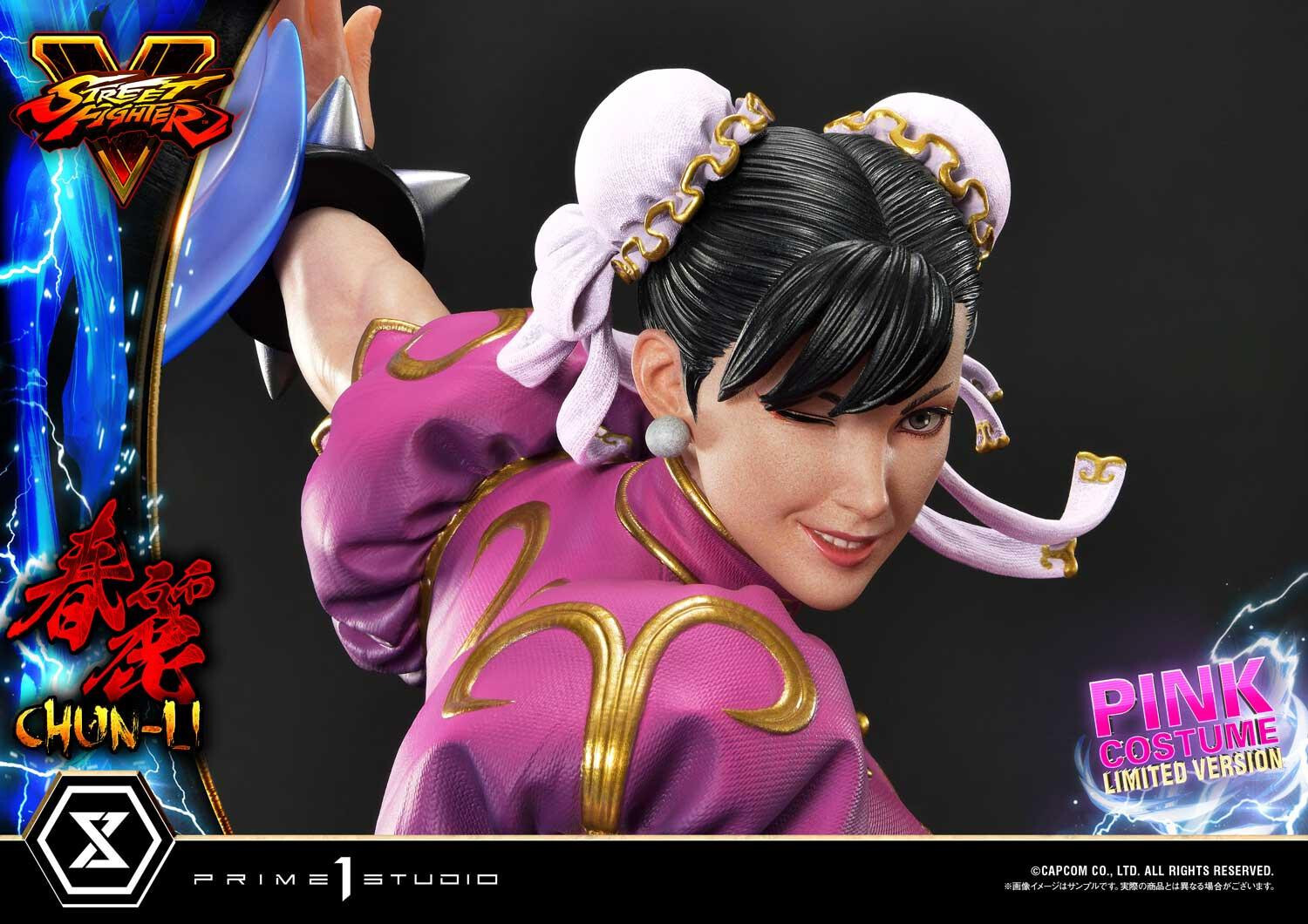 Street Fighter V - Chun-Li - Premium Masterline (PMSFV-03LM) - 1/4 - Pink Costume, Limited Version (Prime 1 Studio) photo 19