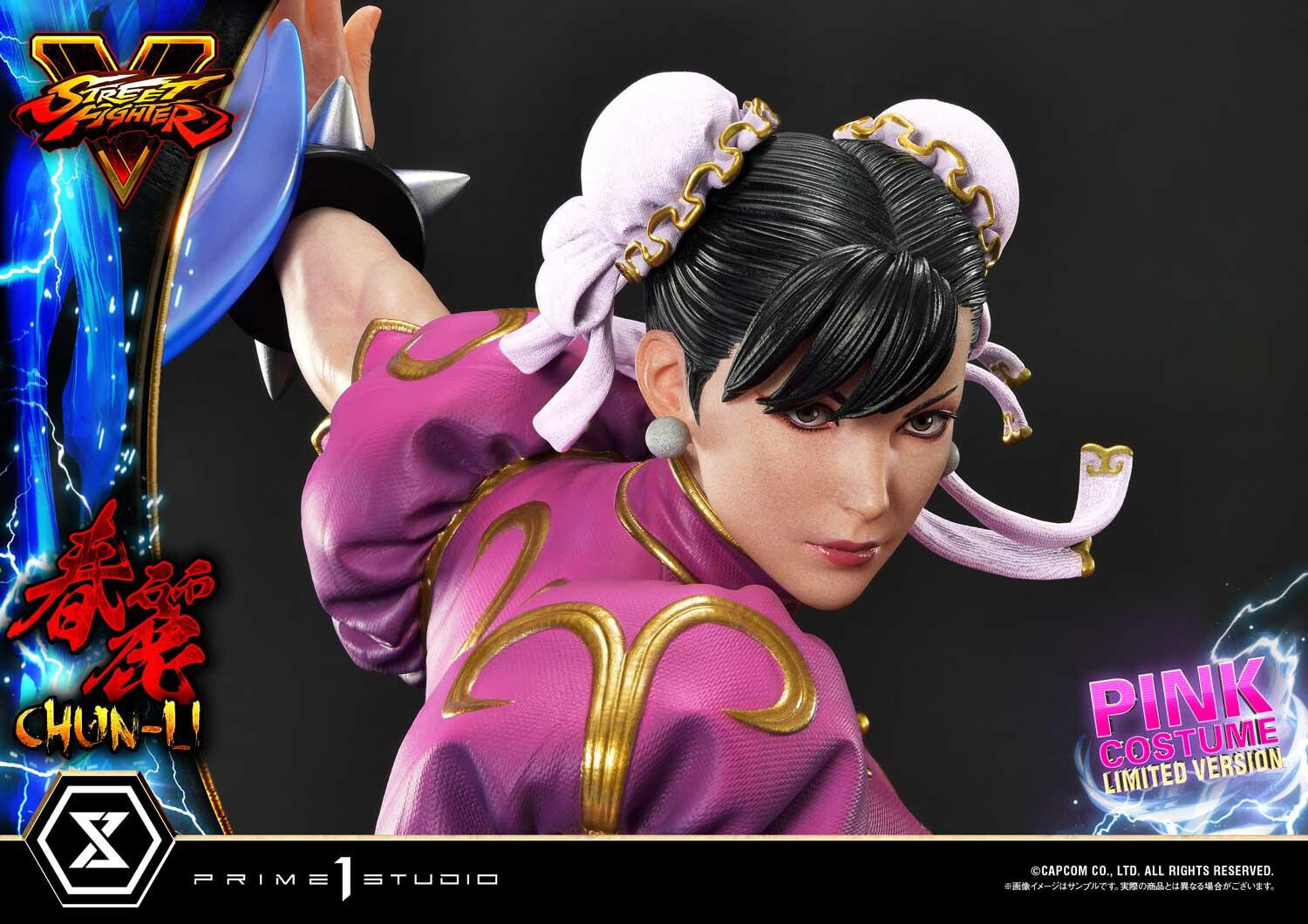 Street Fighter V - Chun-Li - Premium Masterline (PMSFV-03LM) - 1/4 - Pink Costume, Limited Version (Prime 1 Studio) photo 21