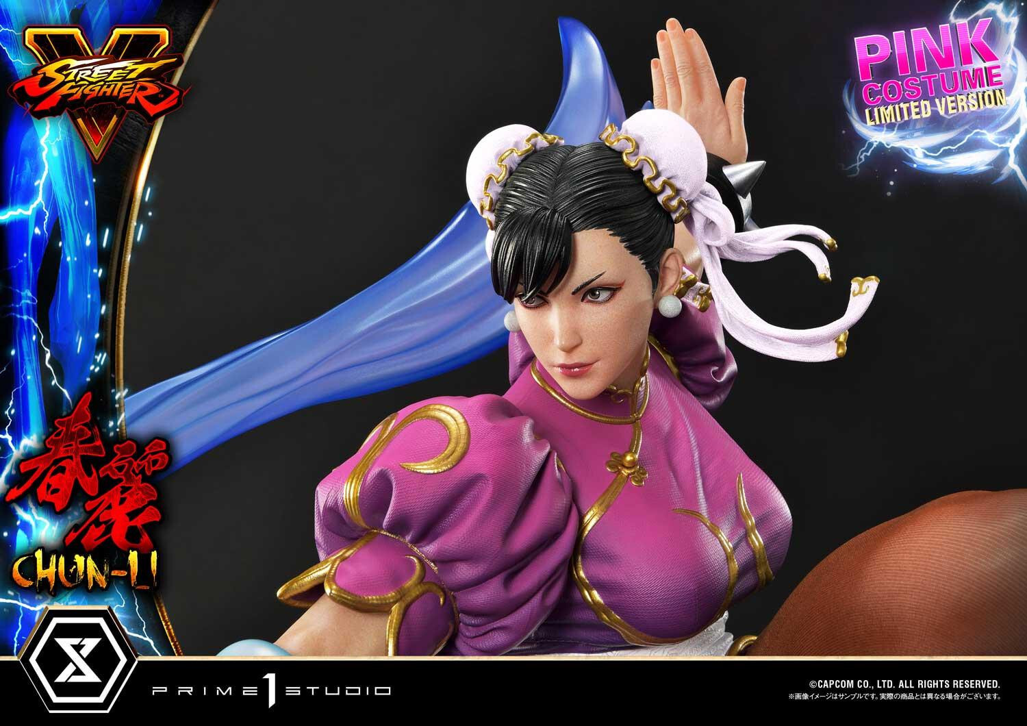 Street Fighter V - Chun-Li - Premium Masterline (PMSFV-03LM) - 1/4 - Pink Costume, Limited Version (Prime 1 Studio) photo 22