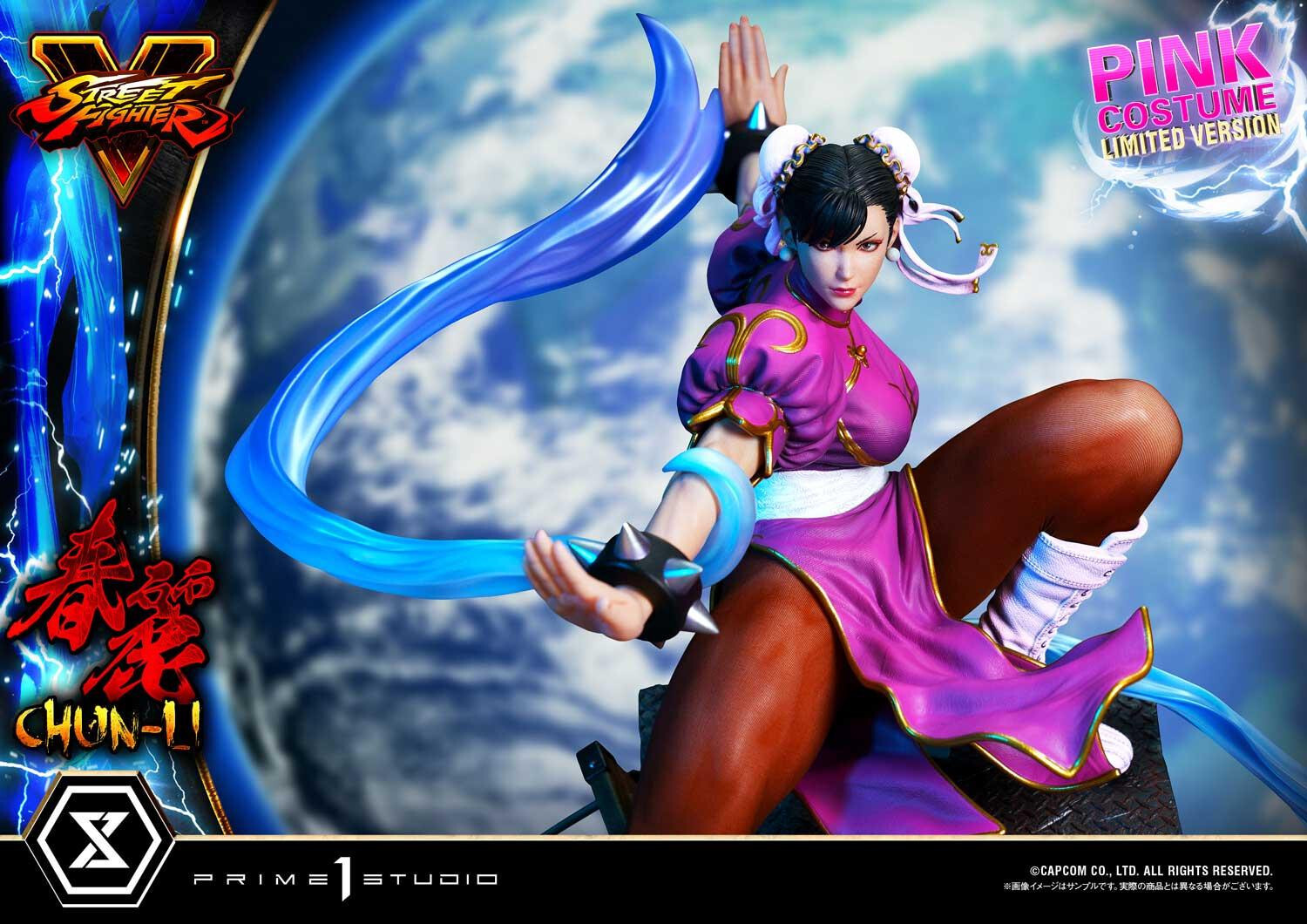 Street Fighter V - Chun-Li - Premium Masterline (PMSFV-03LM) - 1/4 - Pink Costume, Limited Version (Prime 1 Studio) photo 24
