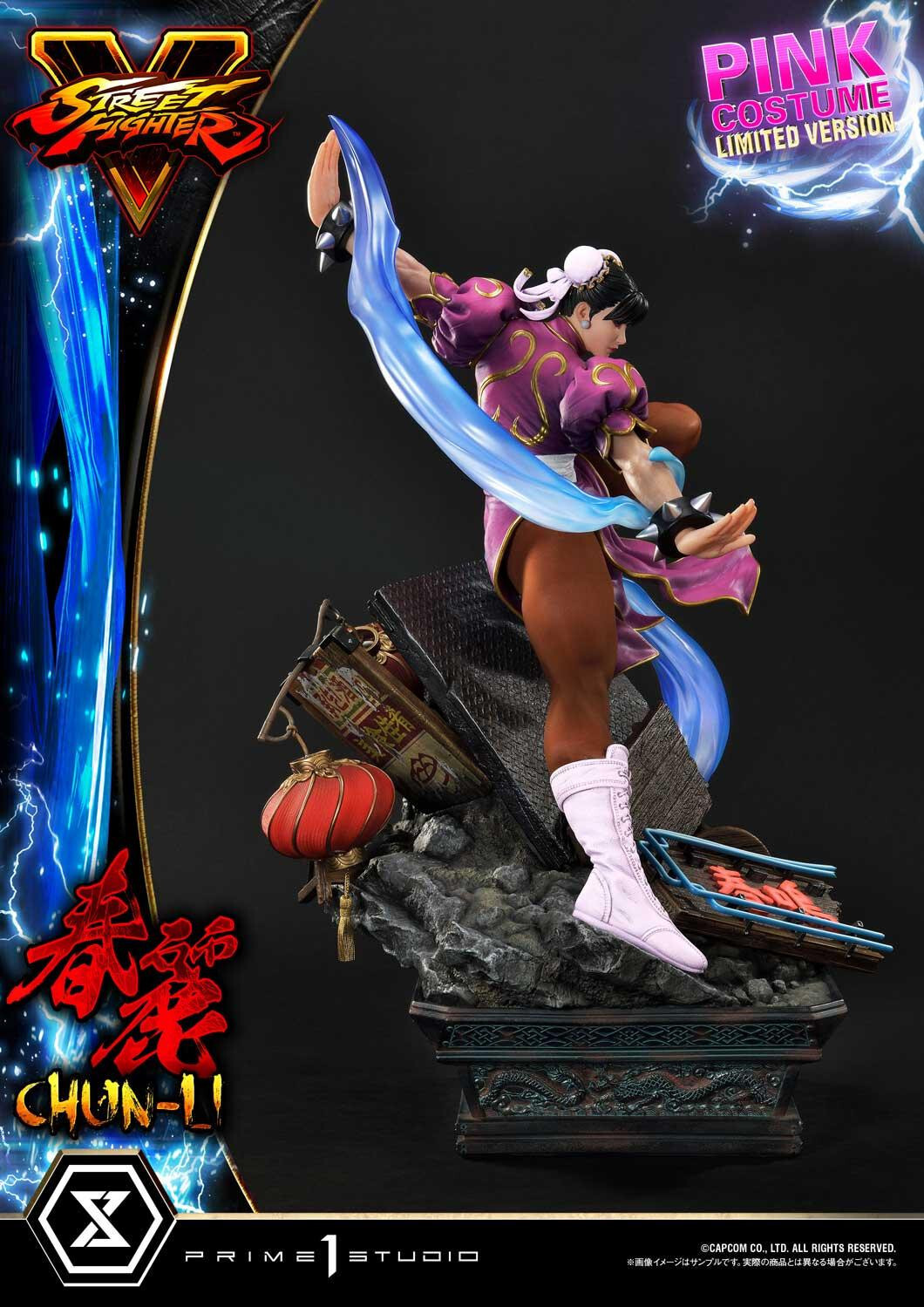 Street Fighter V - Chun-Li - Premium Masterline (PMSFV-03LM) - 1/4 - Pink Costume, Limited Version (Prime 1 Studio) photo 26