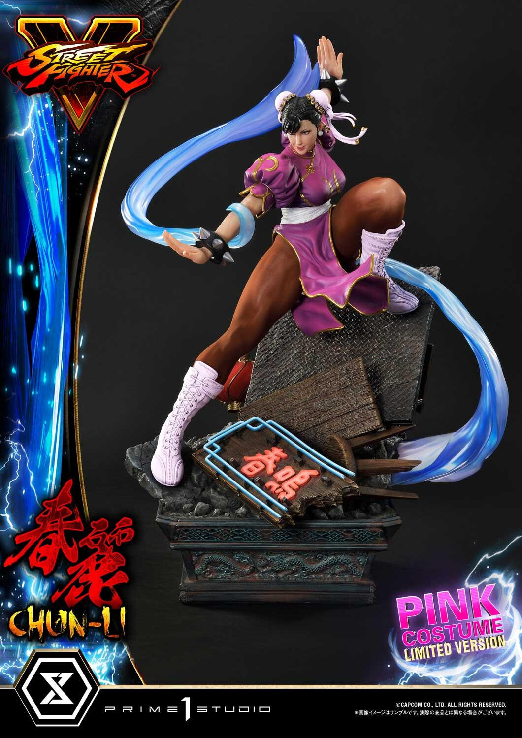 Street Fighter V - Chun-Li - Premium Masterline (PMSFV-03LM) - 1/4 - Pink Costume, Limited Version (Prime 1 Studio) photo 30
