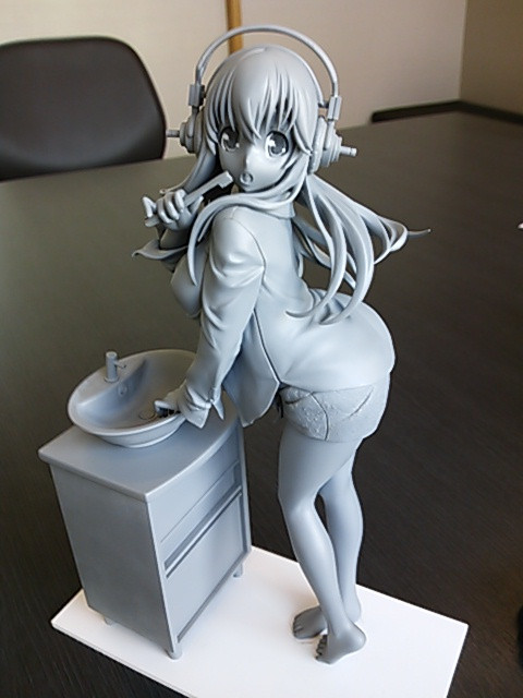 SoniComi (Super Sonico) - Sonico - Seikatsu Micchaku Shuzai Special Figure - Teeth-Brushing ver. (FuRyu)
