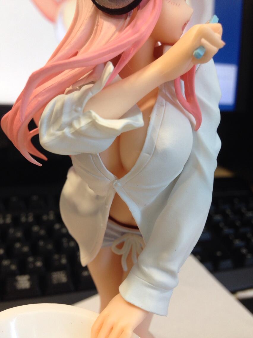 SoniComi (Super Sonico) - Sonico - Seikatsu Micchaku Shuzai Special Figure - Teeth-Brushing ver. (FuRyu)