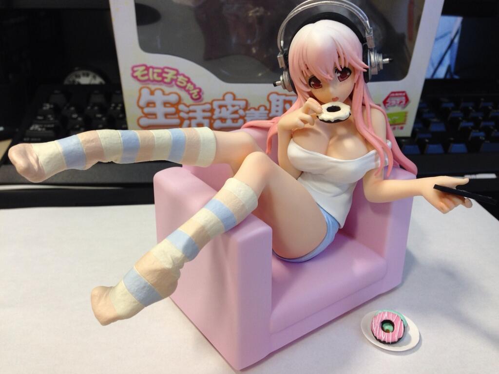 SoniComi (Super Sonico) - Sonico - Seikatsu Micchaku Shuzai Special Figure - Sweets Time ver. (FuRyu)