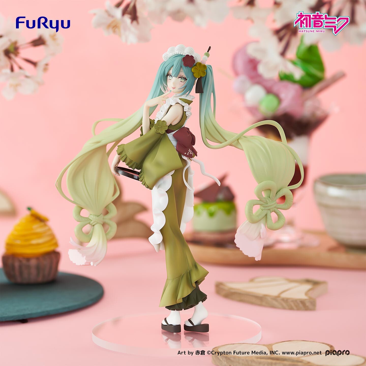 Piapro Characters - Hatsune Miku - Exc∞d Creative - Sweet Sweets - Matcha Parfait (FuRyu)