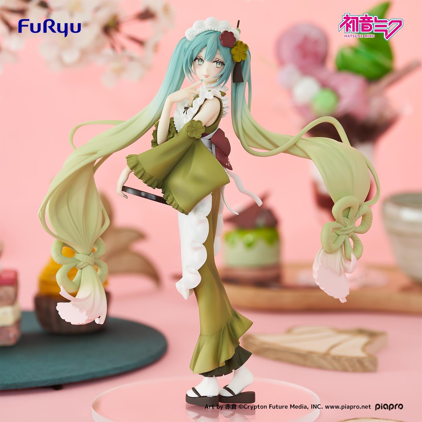 Piapro Characters - Hatsune Miku - Exc∞d Creative - Sweet Sweets - Matcha Parfait (FuRyu) photo 2