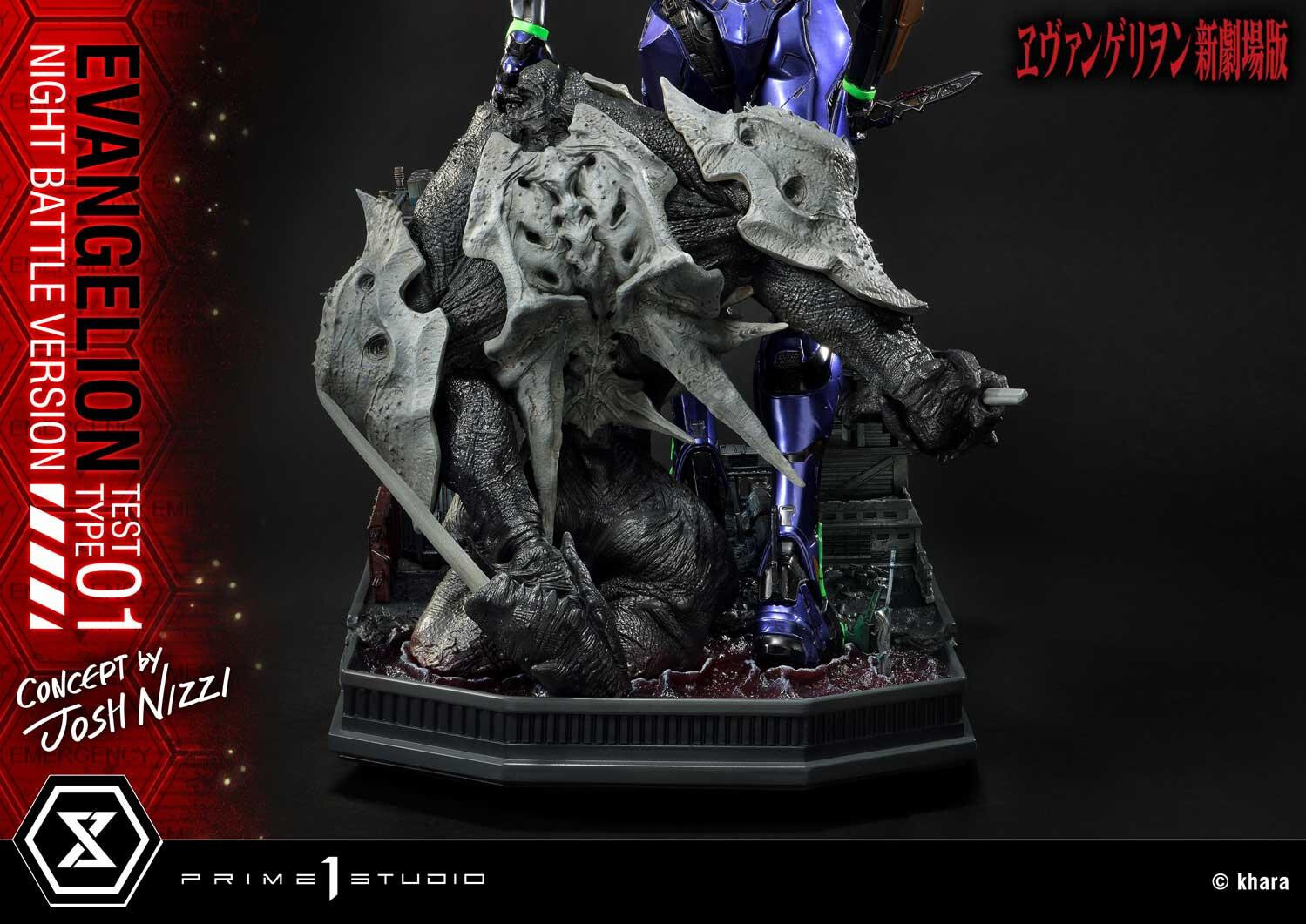 Evangelion Shin Gekijouban - EVA-01 - Sachiel - Ultimate Diorama Masterline (UDMEVA-03NB) - Night Battle Version (Prime 1 Studio) photo 10