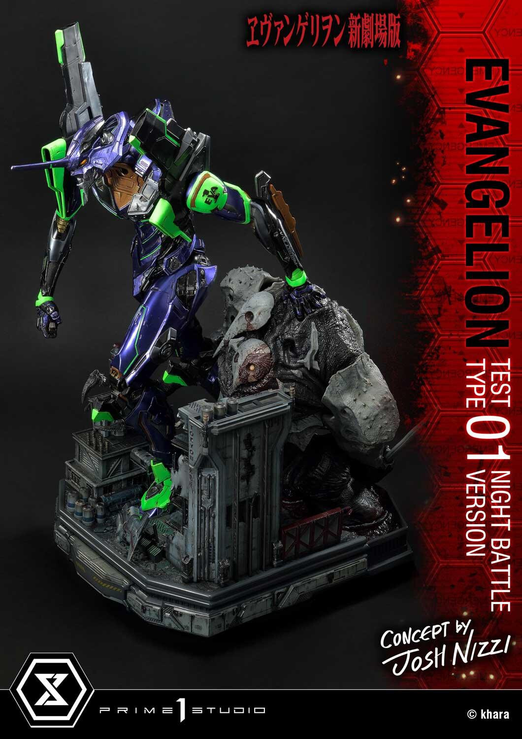 Evangelion Shin Gekijouban - EVA-01 - Sachiel - Ultimate Diorama Masterline (UDMEVA-03NB) - Night Battle Version (Prime 1 Studio) photo 16