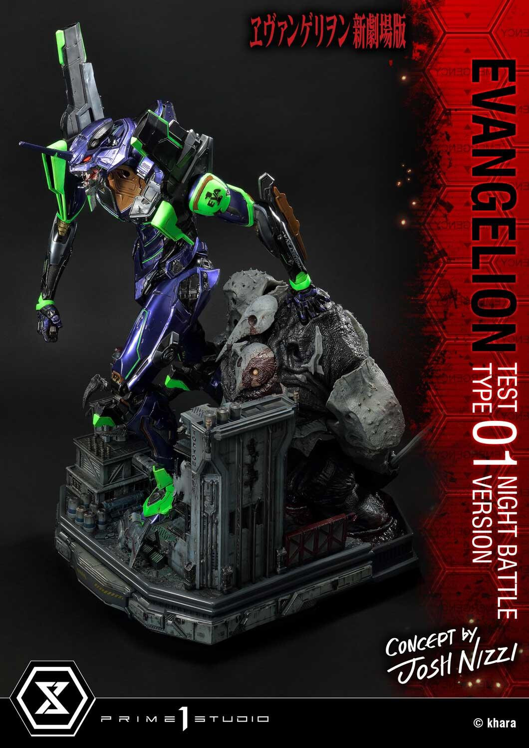 Evangelion Shin Gekijouban - EVA-01 - Sachiel - Ultimate Diorama Masterline (UDMEVA-03NB) - Night Battle Version (Prime 1 Studio) photo 17