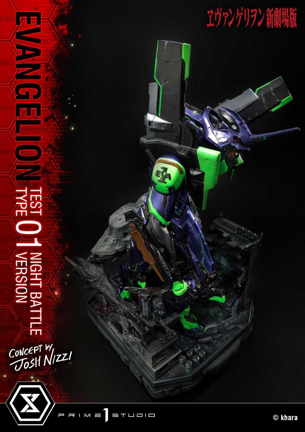 Evangelion Shin Gekijouban - EVA-01 - Sachiel - Ultimate Diorama Masterline (UDMEVA-03NB) - Night Battle Version (Prime 1 Studio) photo 22
