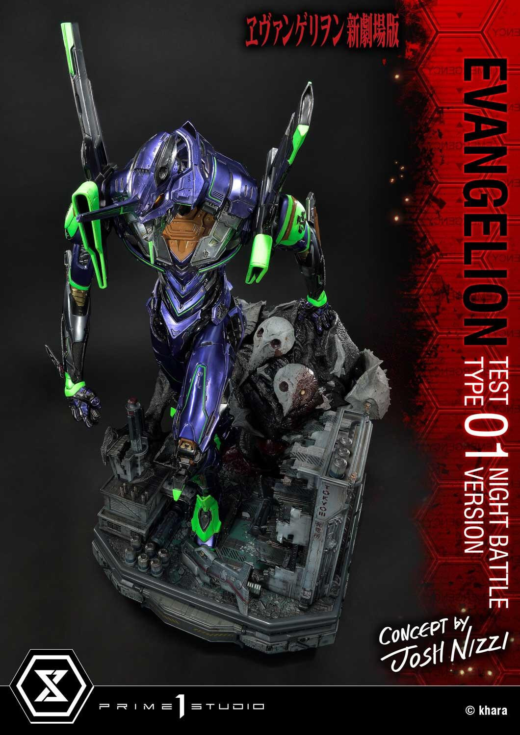 Evangelion Shin Gekijouban - EVA-01 - Sachiel - Ultimate Diorama Masterline (UDMEVA-03NB) - Night Battle Version (Prime 1 Studio) photo 23