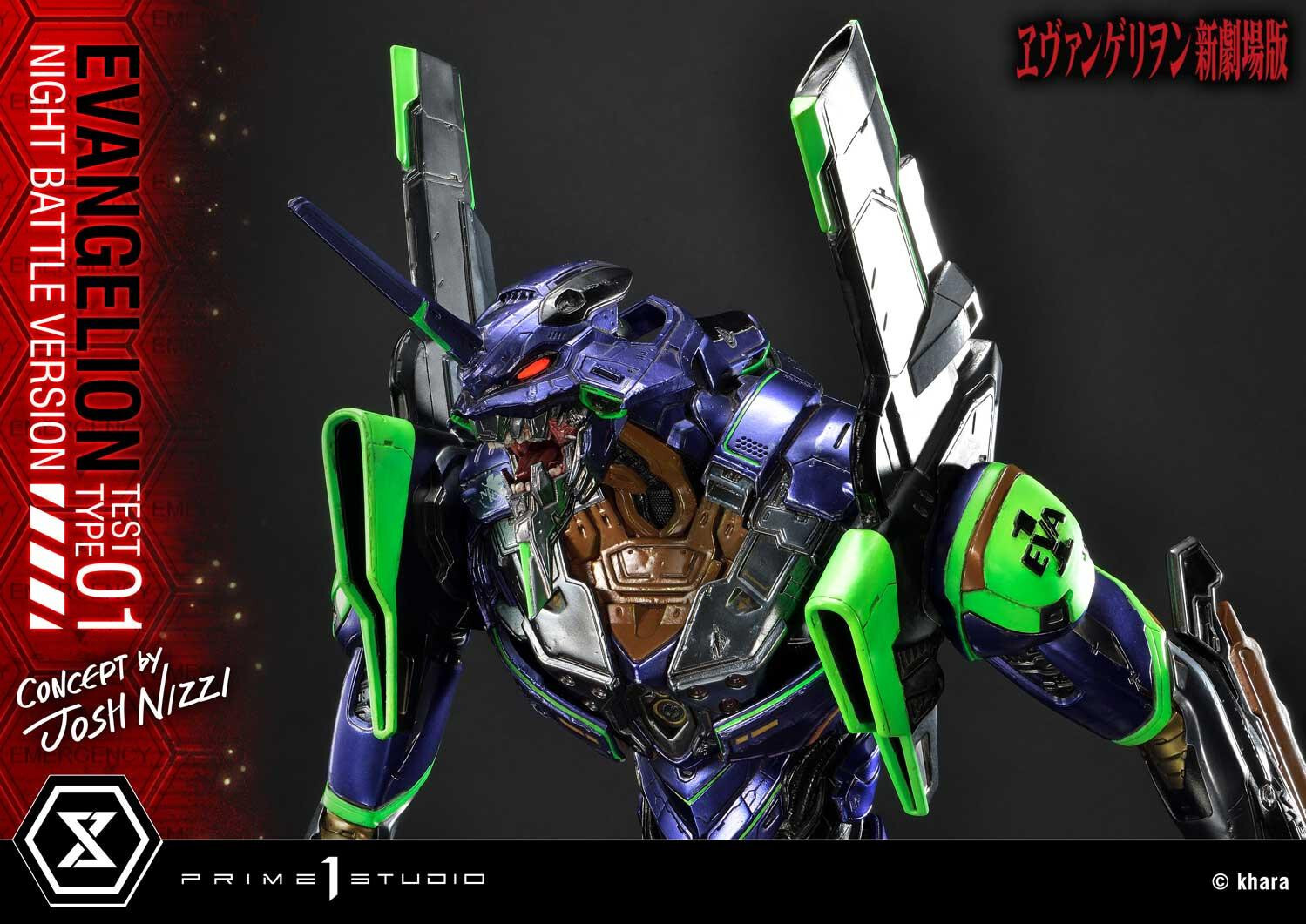 Evangelion Shin Gekijouban - EVA-01 - Sachiel - Ultimate Diorama Masterline (UDMEVA-03NB) - Night Battle Version (Prime 1 Studio) photo 29