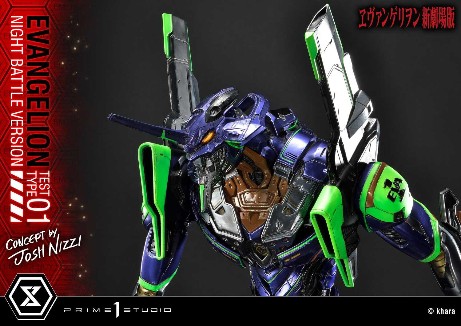 Evangelion Shin Gekijouban - EVA-01 - Sachiel - Ultimate Diorama Masterline (UDMEVA-03NB) - Night Battle Version (Prime 1 Studio) photo 32