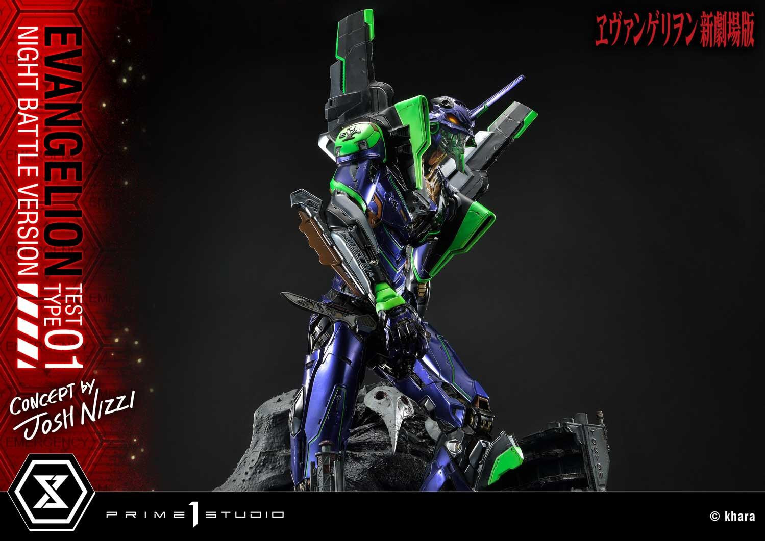 Evangelion Shin Gekijouban - EVA-01 - Sachiel - Ultimate Diorama Masterline (UDMEVA-03NB) - Night Battle Version (Prime 1 Studio) photo 33