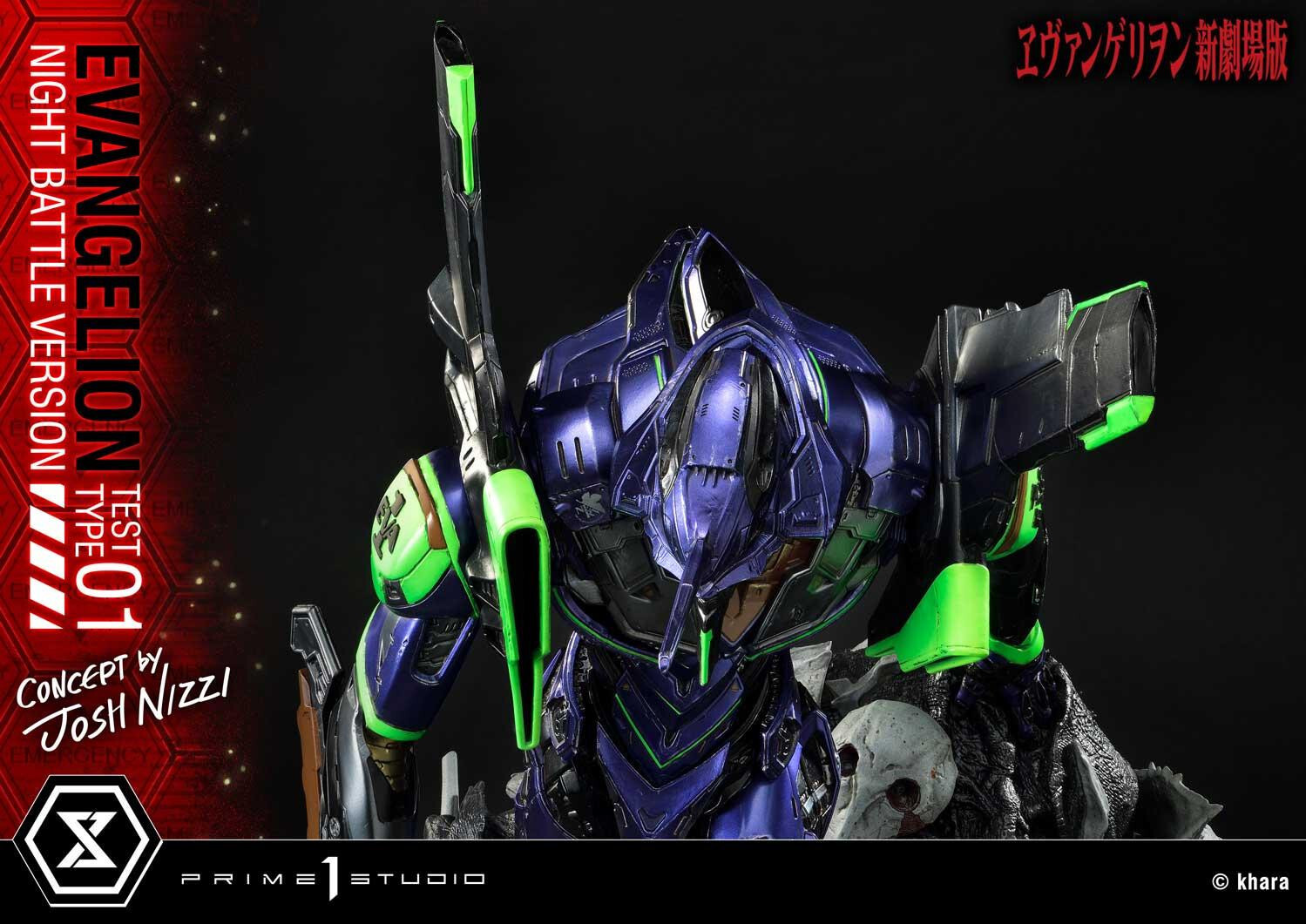 Evangelion Shin Gekijouban - EVA-01 - Sachiel - Ultimate Diorama Masterline (UDMEVA-03NB) - Night Battle Version (Prime 1 Studio) photo 34