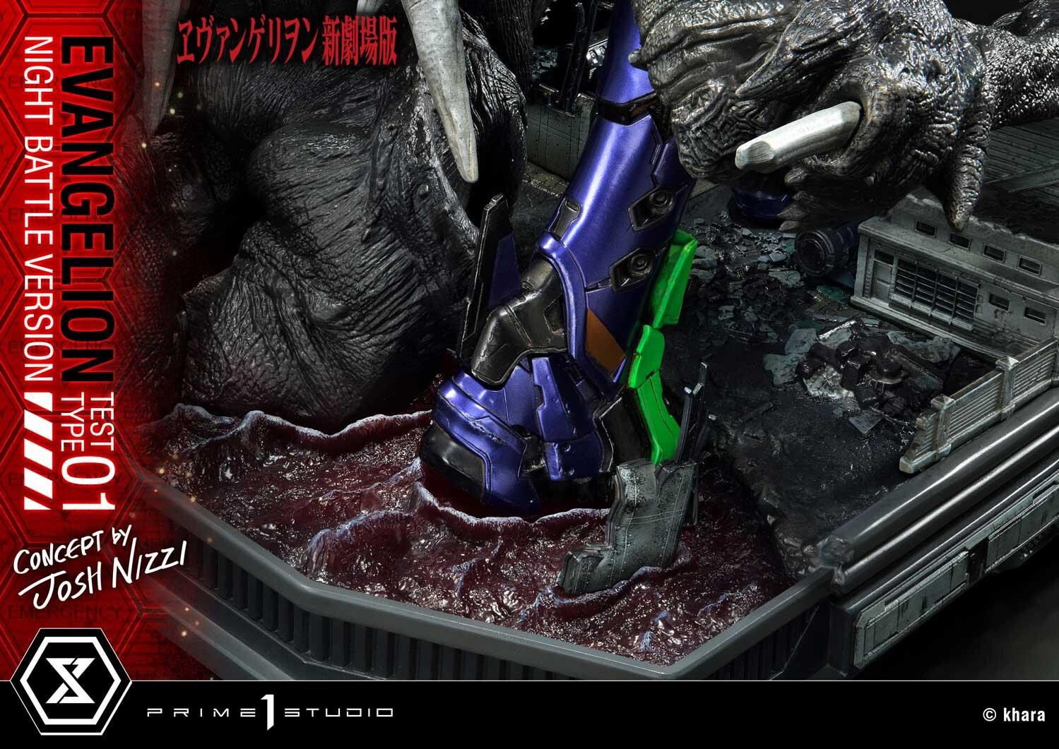 Evangelion Shin Gekijouban - EVA-01 - Sachiel - Ultimate Diorama Masterline (UDMEVA-03NB) - Night Battle Version (Prime 1 Studio) photo 35