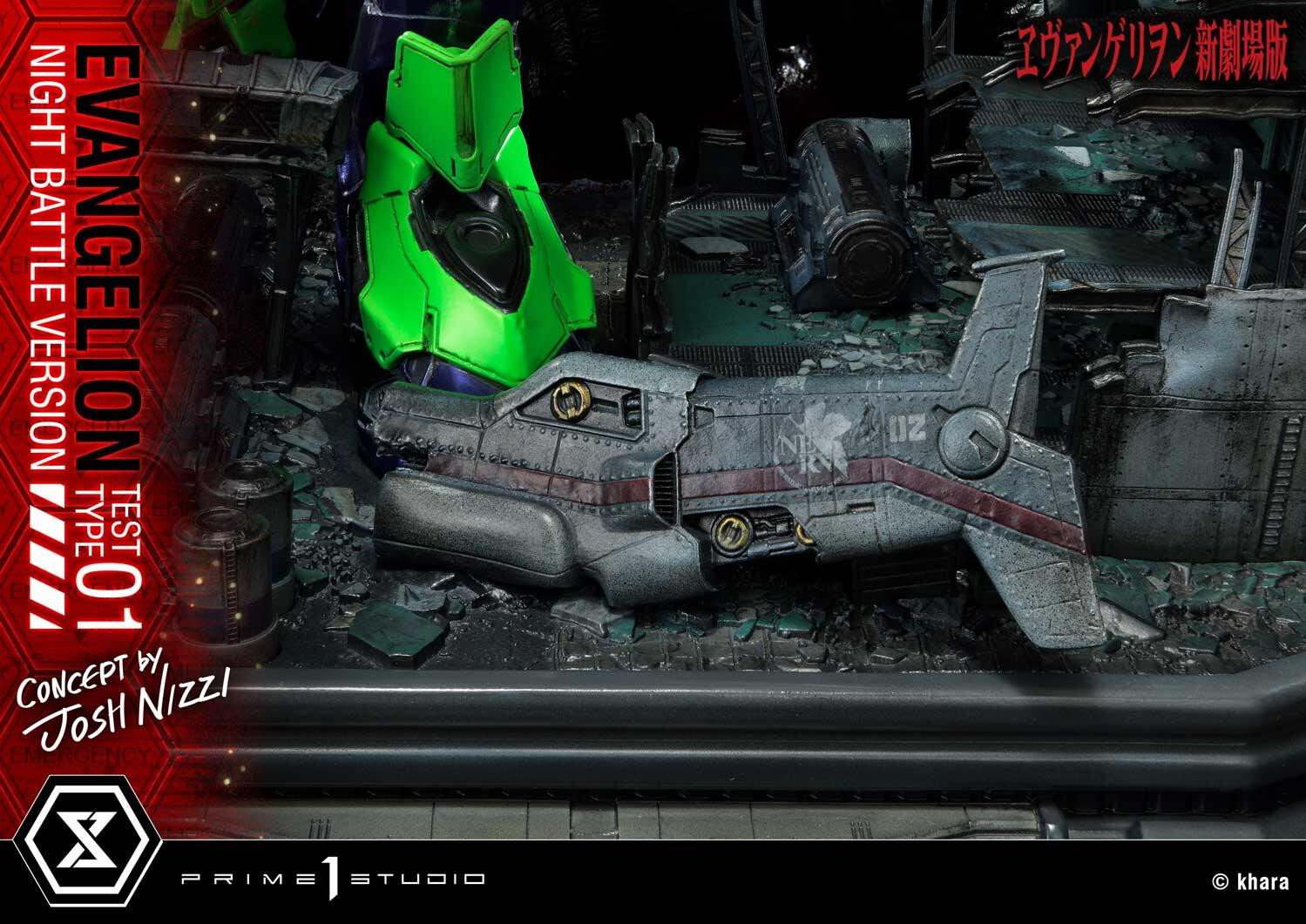 Evangelion Shin Gekijouban - EVA-01 - Sachiel - Ultimate Diorama Masterline (UDMEVA-03NB) - Night Battle Version (Prime 1 Studio) photo 37