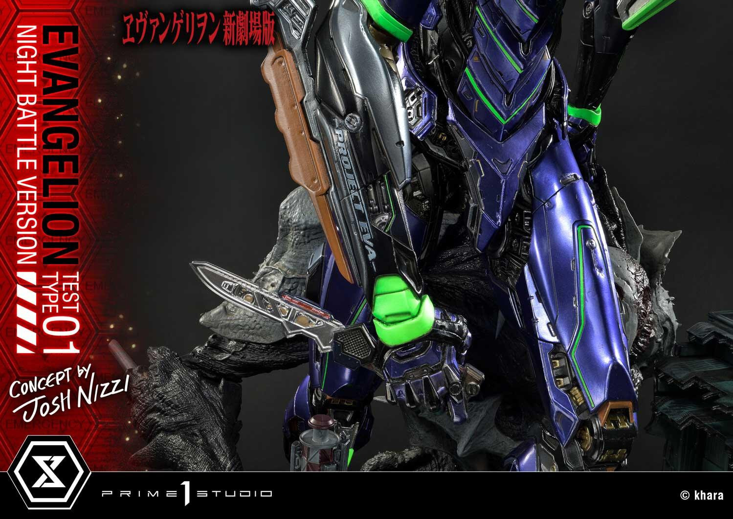 Evangelion Shin Gekijouban - EVA-01 - Sachiel - Ultimate Diorama Masterline (UDMEVA-03NB) - Night Battle Version (Prime 1 Studio) photo 38