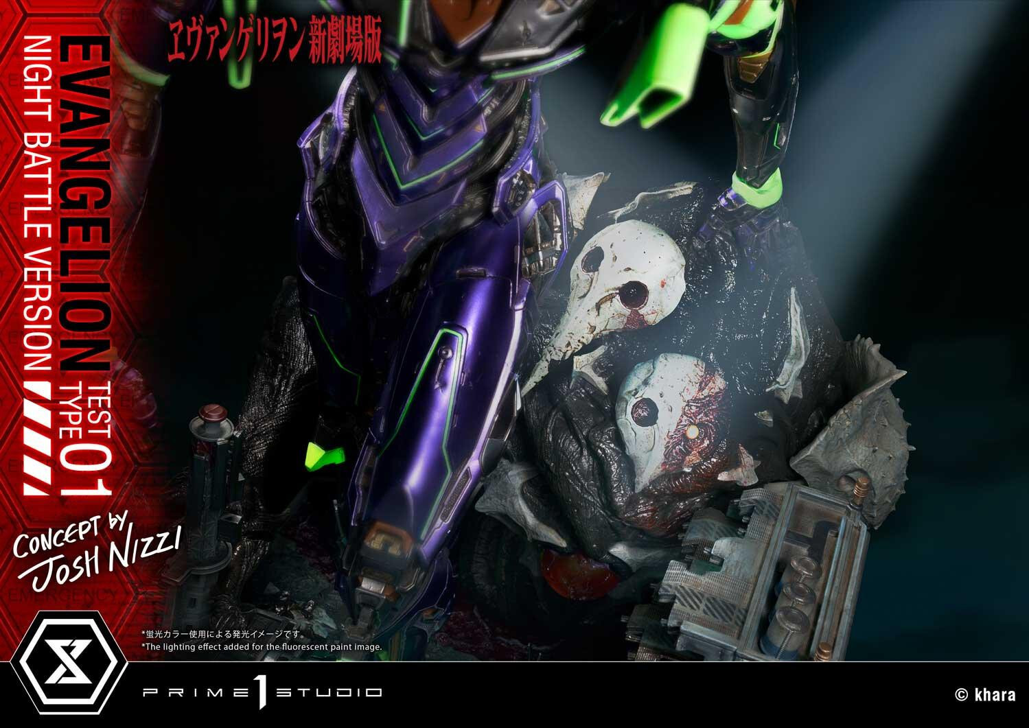 Evangelion Shin Gekijouban - EVA-01 - Sachiel - Ultimate Diorama Masterline (UDMEVA-03NB) - Night Battle Version (Prime 1 Studio) photo 41