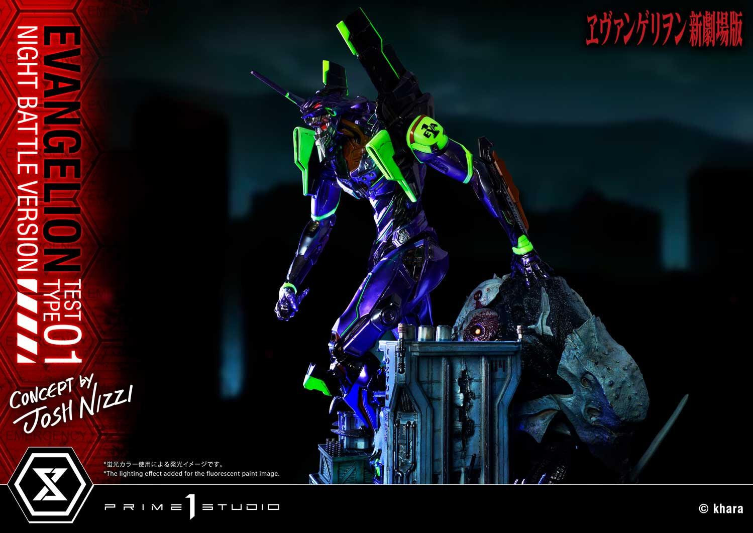 Evangelion Shin Gekijouban - EVA-01 - Sachiel - Ultimate Diorama Masterline (UDMEVA-03NB) - Night Battle Version (Prime 1 Studio) photo 43