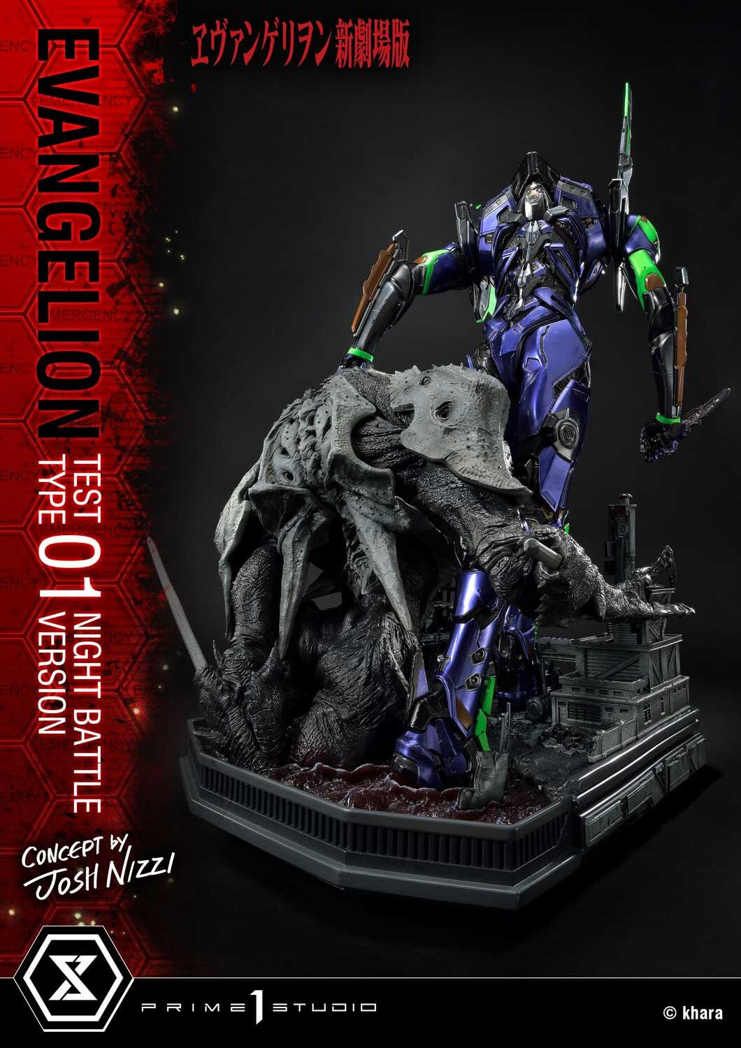 Evangelion Shin Gekijouban - EVA-01 - Sachiel - Ultimate Diorama Masterline (UDMEVA-03NB) - Night Battle Version (Prime 1 Studio) photo 45