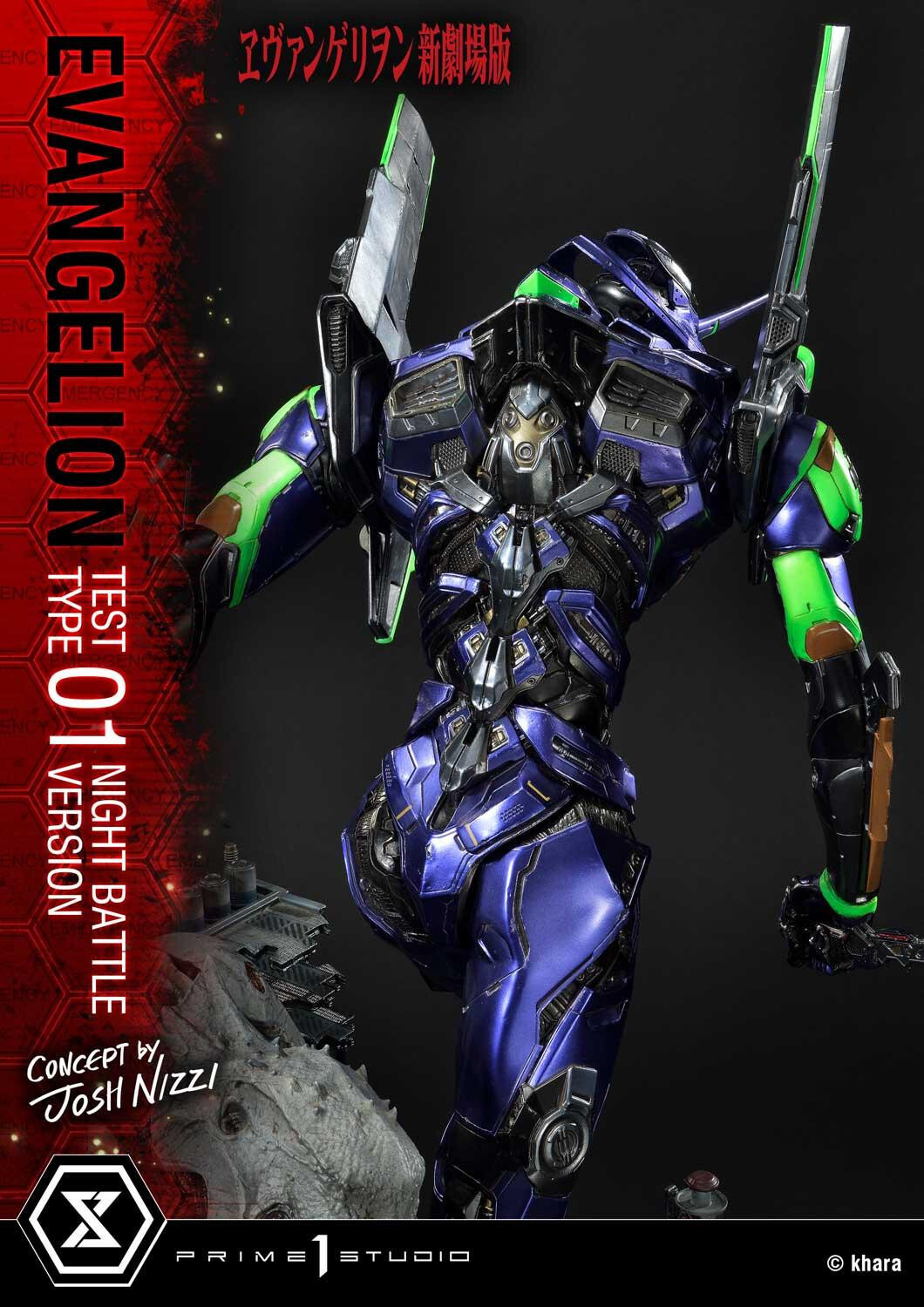 Evangelion Shin Gekijouban - EVA-01 - Sachiel - Ultimate Diorama Masterline (UDMEVA-03NB) - Night Battle Version (Prime 1 Studio) photo 47