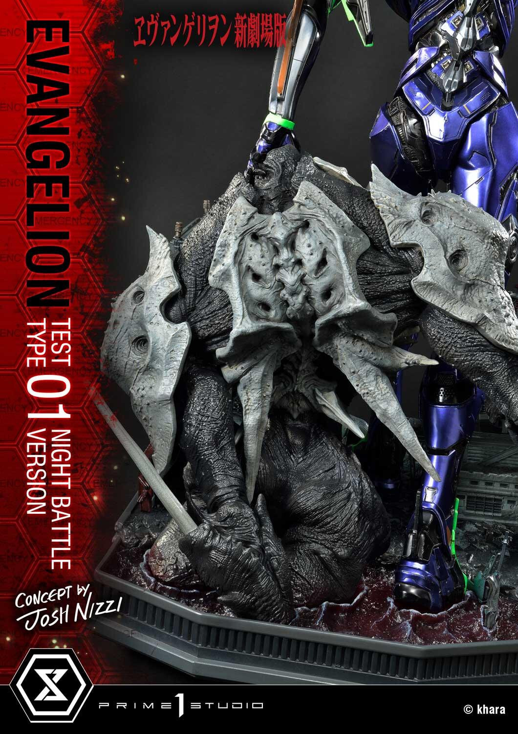 Evangelion Shin Gekijouban - EVA-01 - Sachiel - Ultimate Diorama Masterline (UDMEVA-03NB) - Night Battle Version (Prime 1 Studio) photo 49