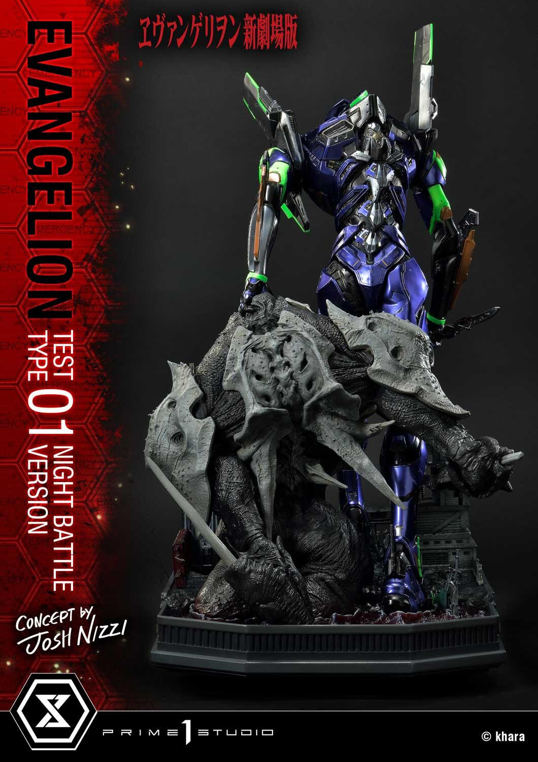 Evangelion Shin Gekijouban - EVA-01 - Sachiel - Ultimate Diorama Masterline (UDMEVA-03NB) - Night Battle Version (Prime 1 Studio) photo 53