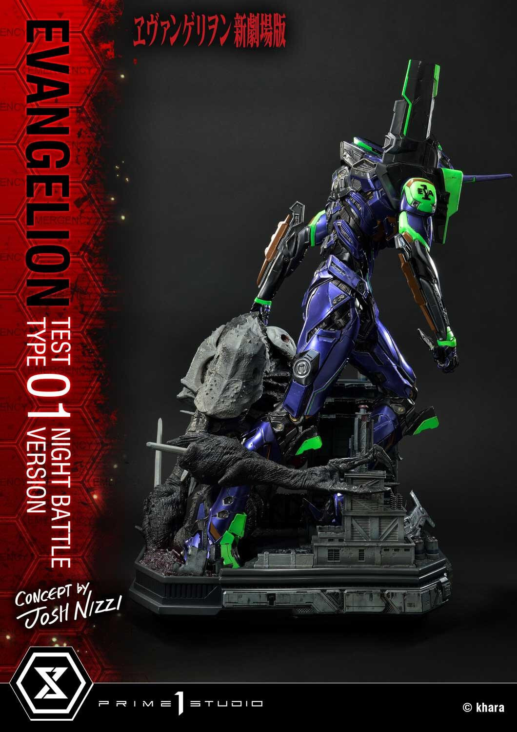 Evangelion Shin Gekijouban - EVA-01 - Sachiel - Ultimate Diorama Masterline (UDMEVA-03NB) - Night Battle Version (Prime 1 Studio) photo 54