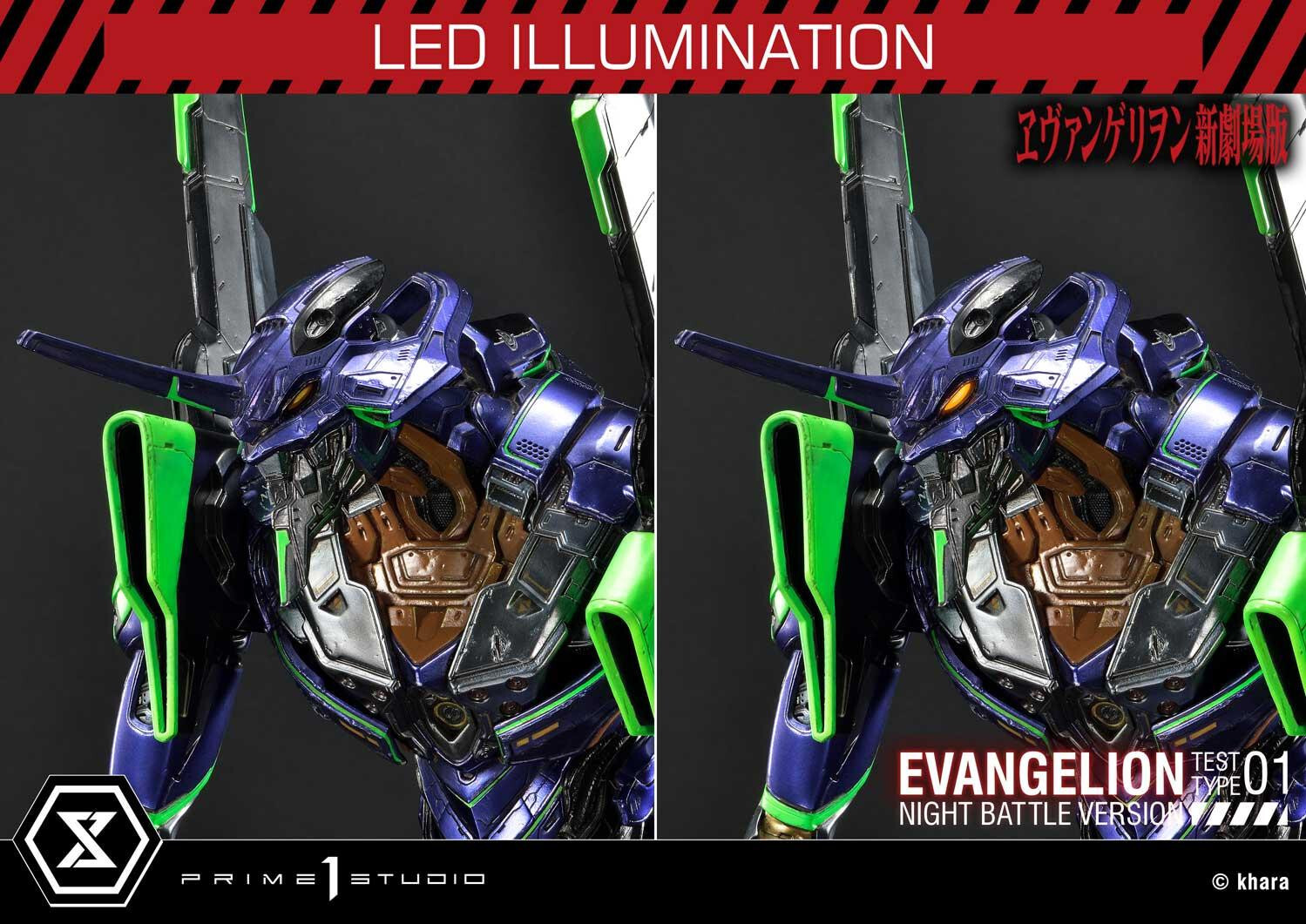 Evangelion Shin Gekijouban - EVA-01 - Sachiel - Ultimate Diorama Masterline (UDMEVA-03NB) - Night Battle Version (Prime 1 Studio) photo 56